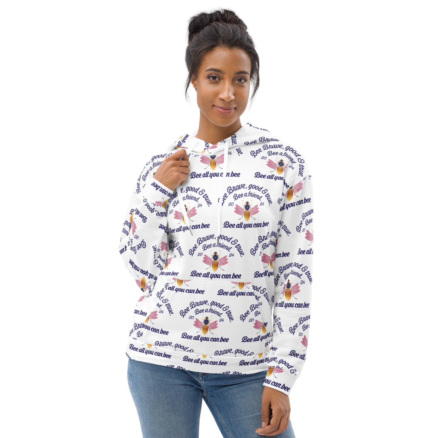 Unisex Hoodie Kukloso Bee Brave Good & True - free Shipping