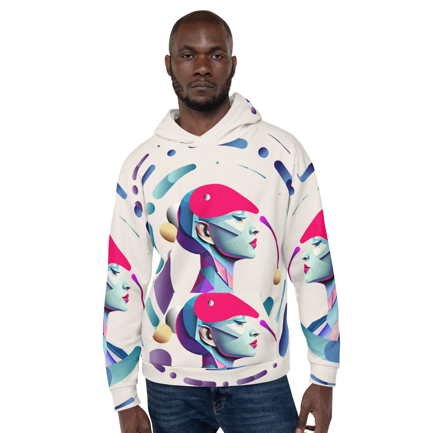 Unisex Hoodie Kukloso Abstracticon No 21 - Free Shipping