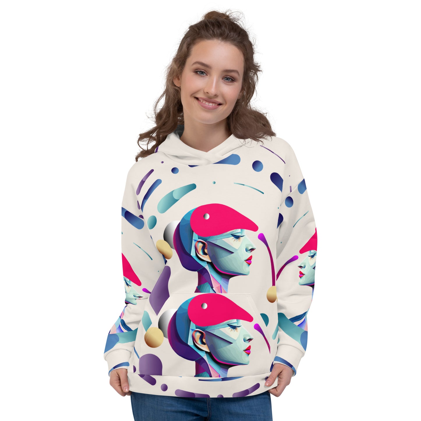 Unisex Hoodie Kukloso Abstracticon No 21 - Free Shipping