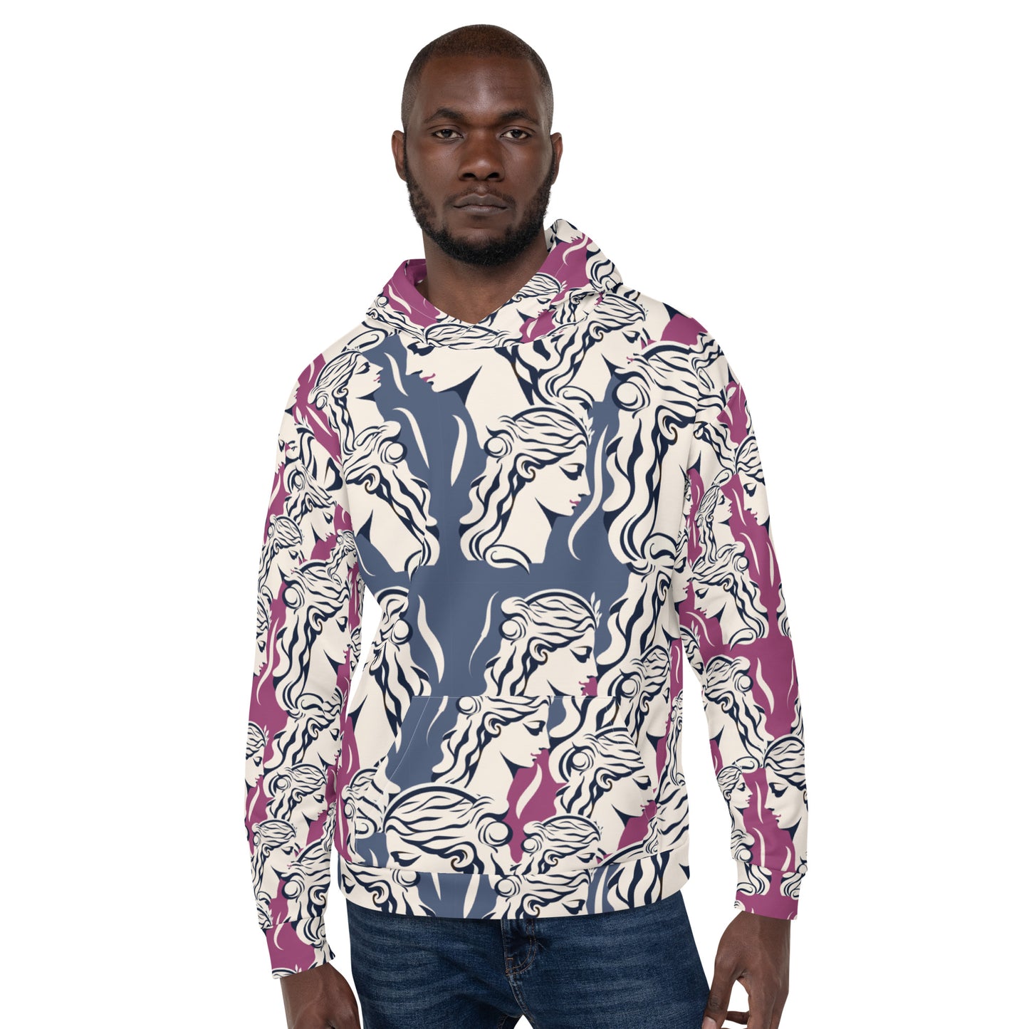 Unisex Hoodie Kukloso Greek Woman No 3 - Free Shipping