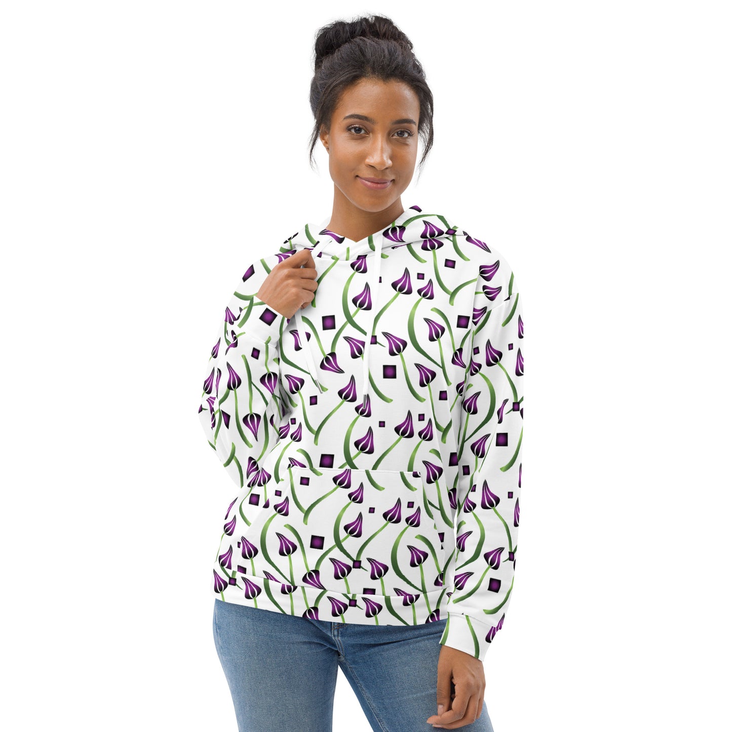 Unisex Hoodie Kukloso Tulips No 1 - Free Shipping