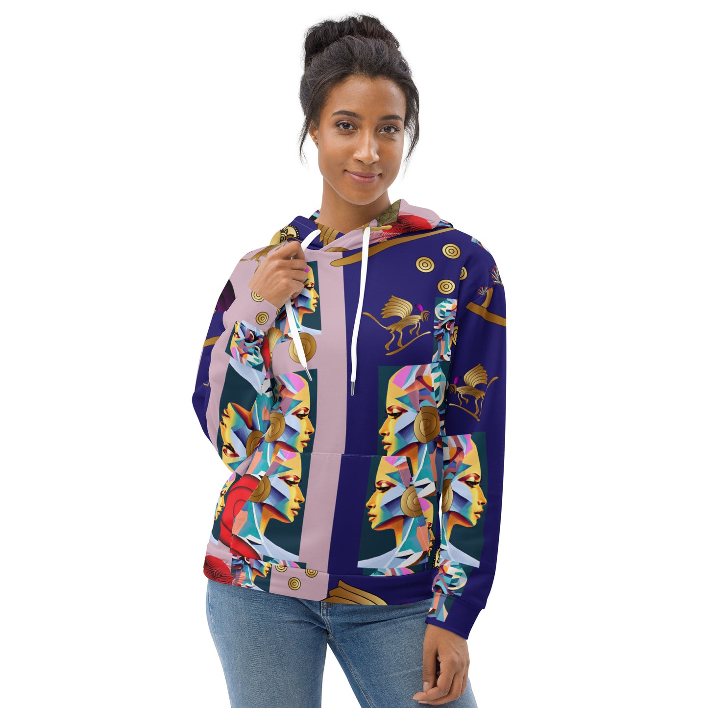 Unisex Hoodie Kukloso Melange de fleuron No 5 - Free Shipping