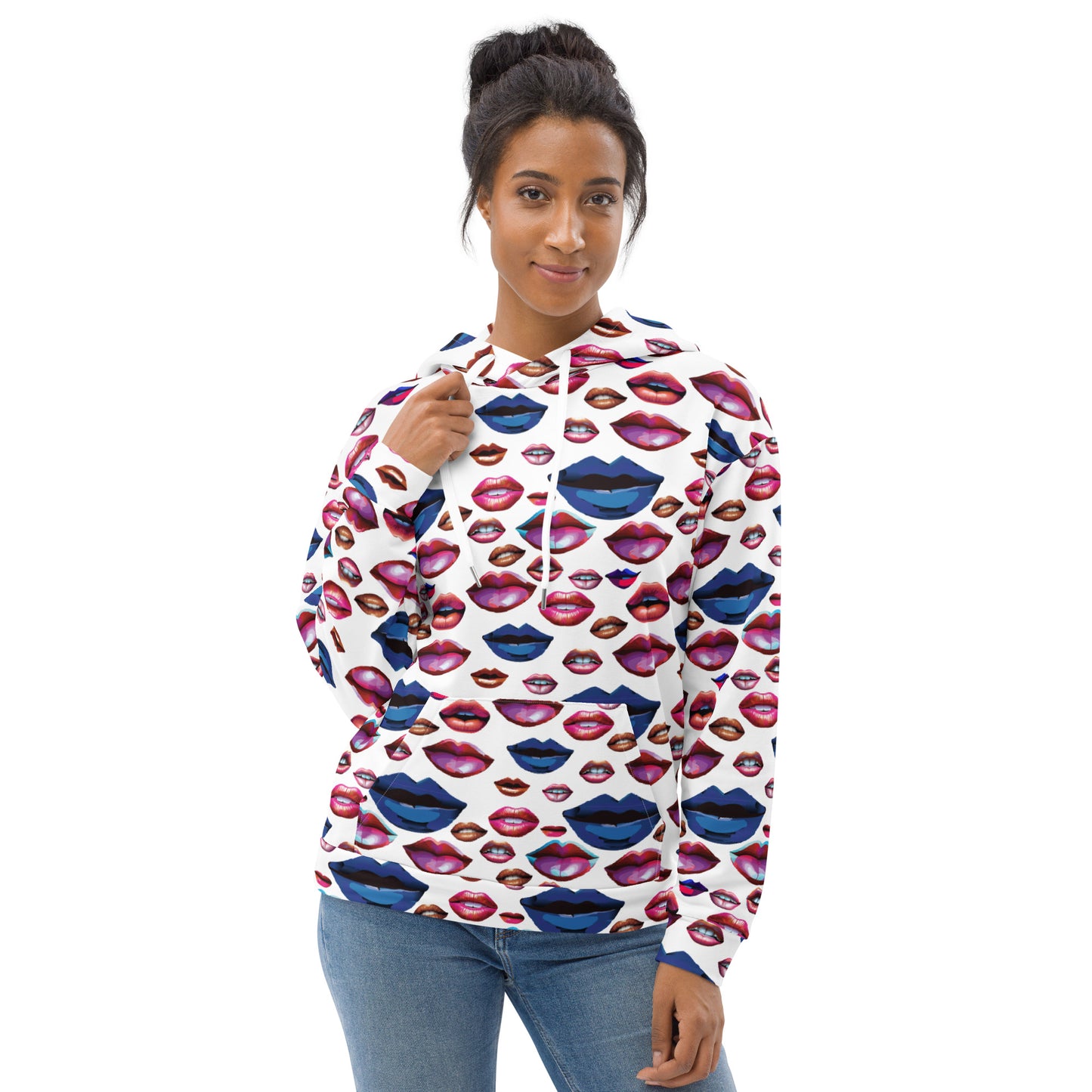 Unisex Hoodie Kukloso Cubist Space Kisser No 7 - Free Shipping