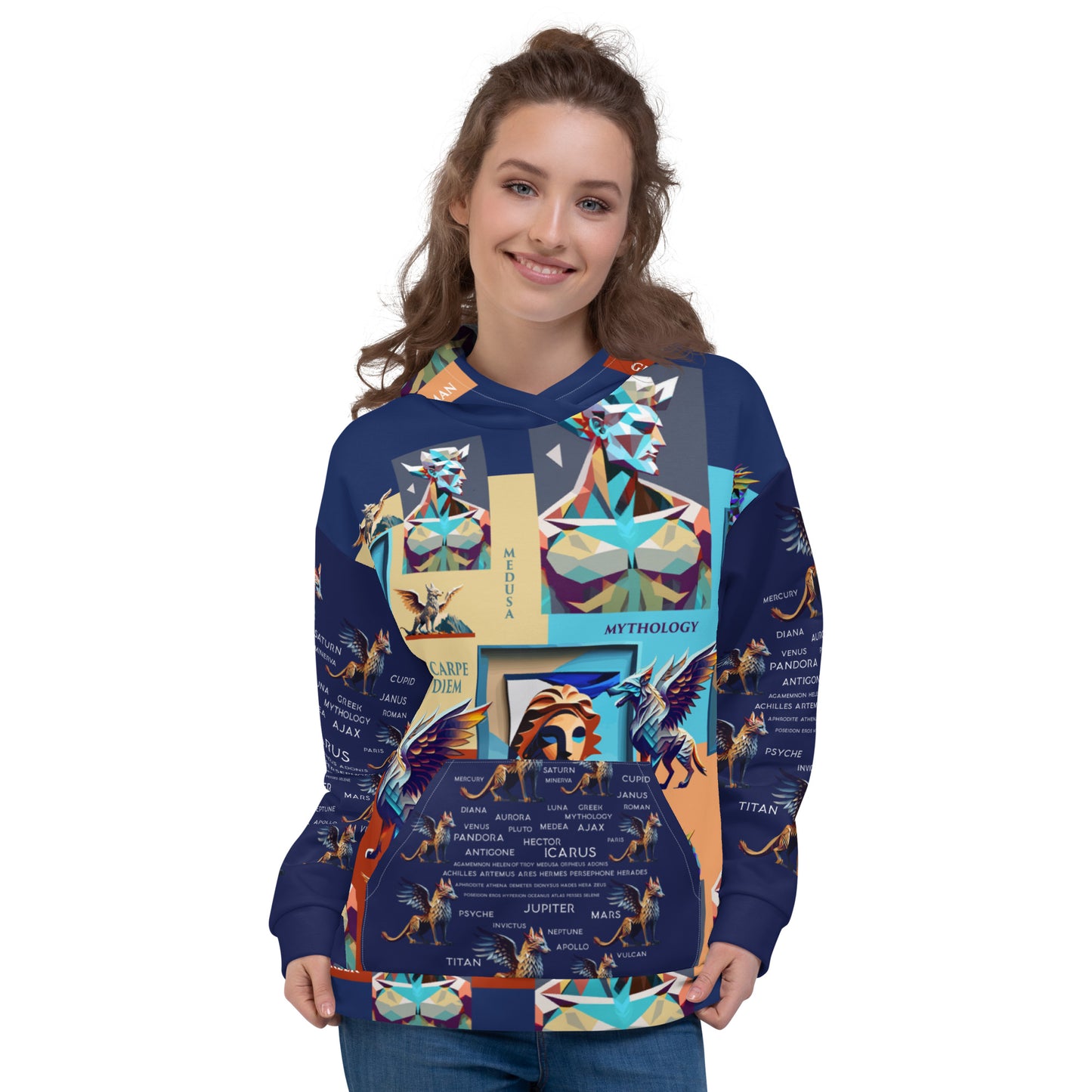 Unisex Hoodie Kukloso Ancient Mythology No 2- Free Shipping