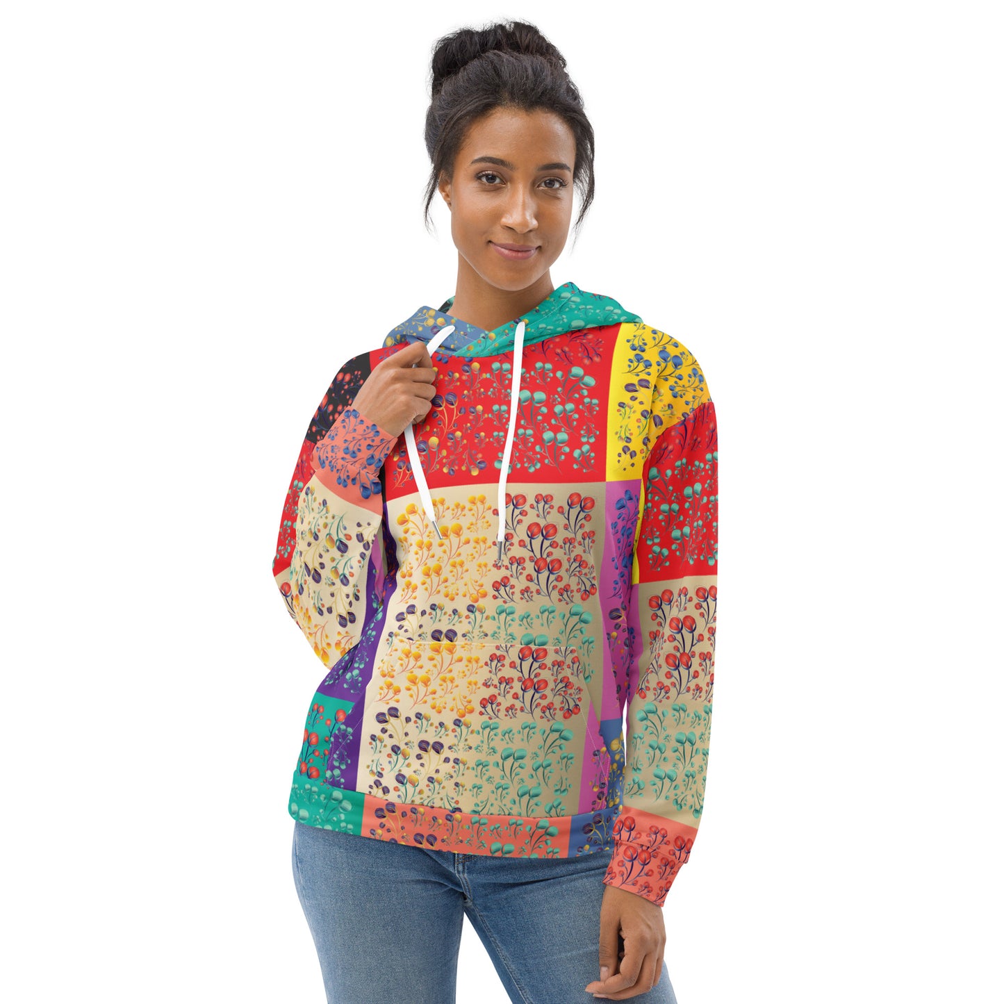 Unisex Hoodie Kukloso Melange de fleur Composite No 50 A - Free Shipping
