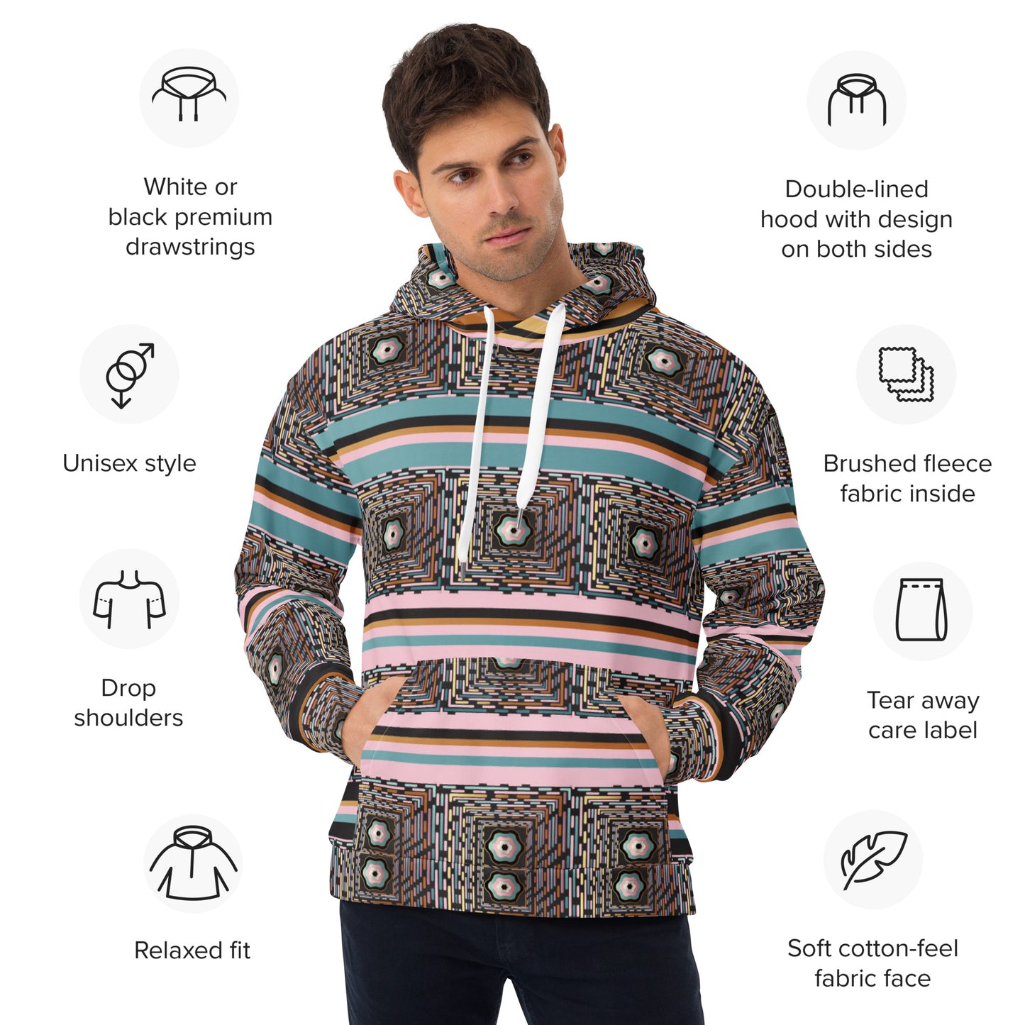 Unisex Hoodie Kukloso Whimsical No 69 A - Free Shipping