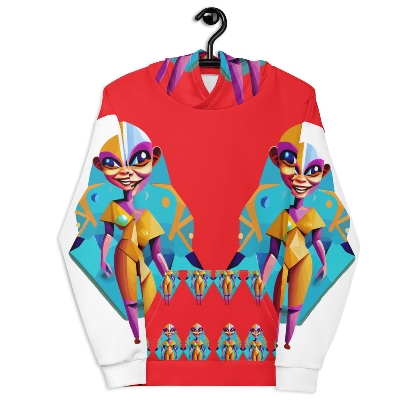 Unisex Hoodie Kukloso Space Faces No 4 - Free Shipping