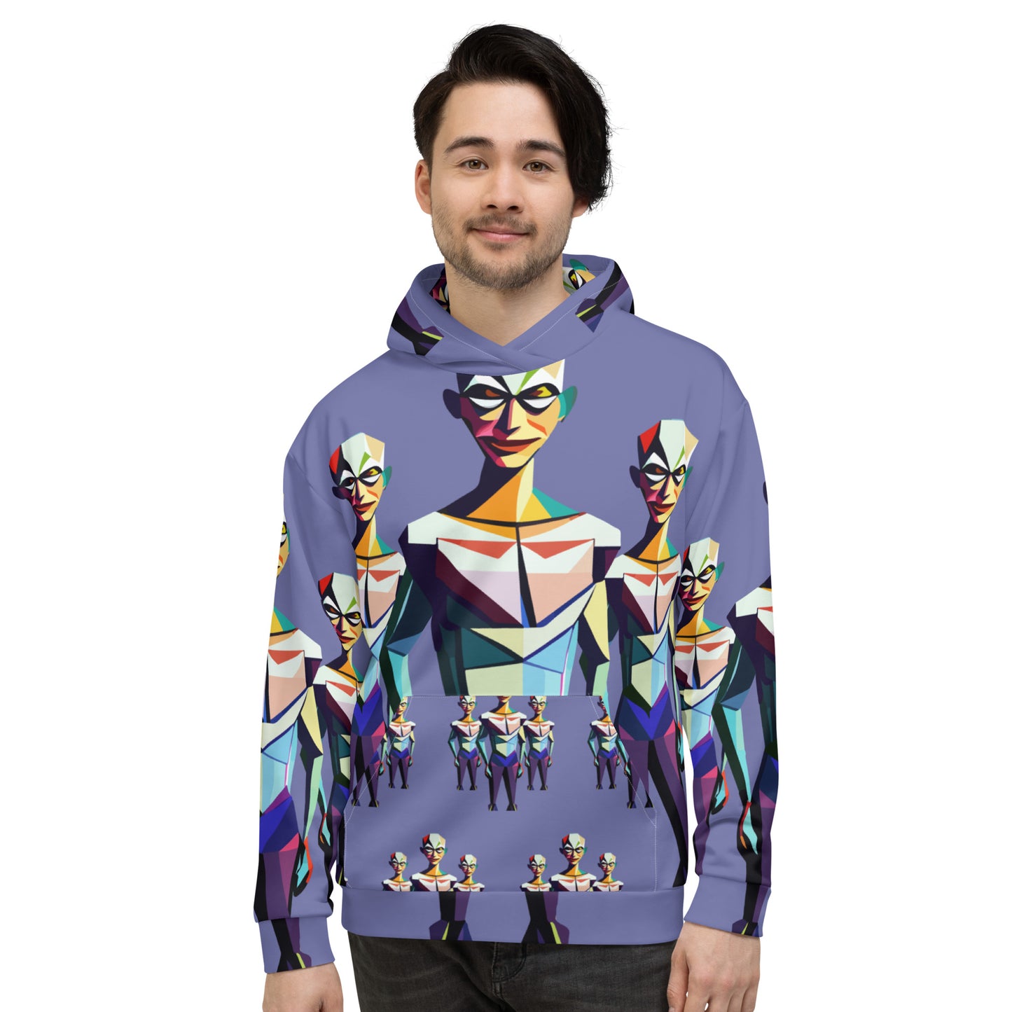 Unisex Hoodie Kukloso Space Faces No 2 - Free Shipping