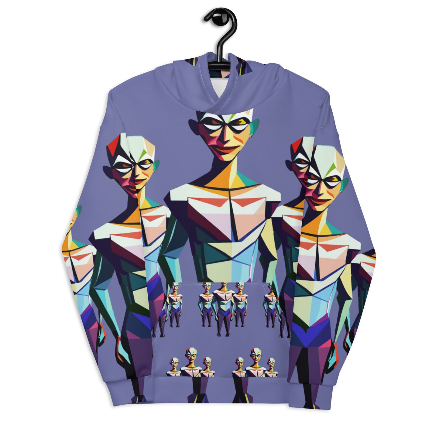 Unisex Hoodie Kukloso Space Faces No 2 - Free Shipping