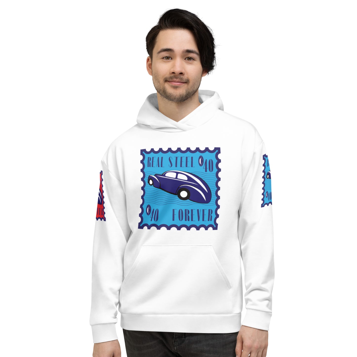 Unisex Hoodie Kukloso Real Steel Navy - Free Shipping