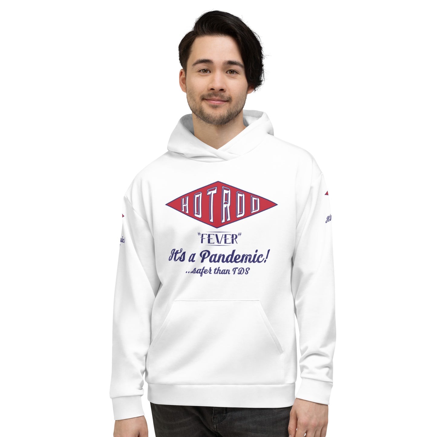 Unisex Hoodie Kukloso Hot Rod Fever "it's a Pandemic" - Free Shipping