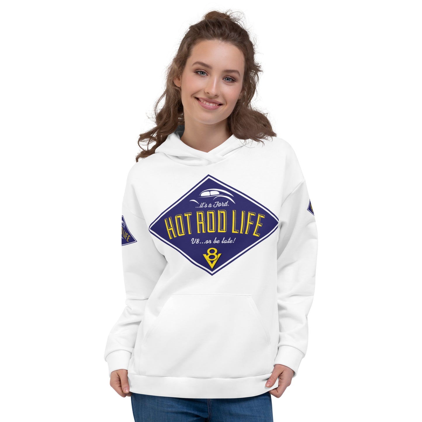 Unisex Hoodie Kukloso Hot Rod Life - Free Shipping