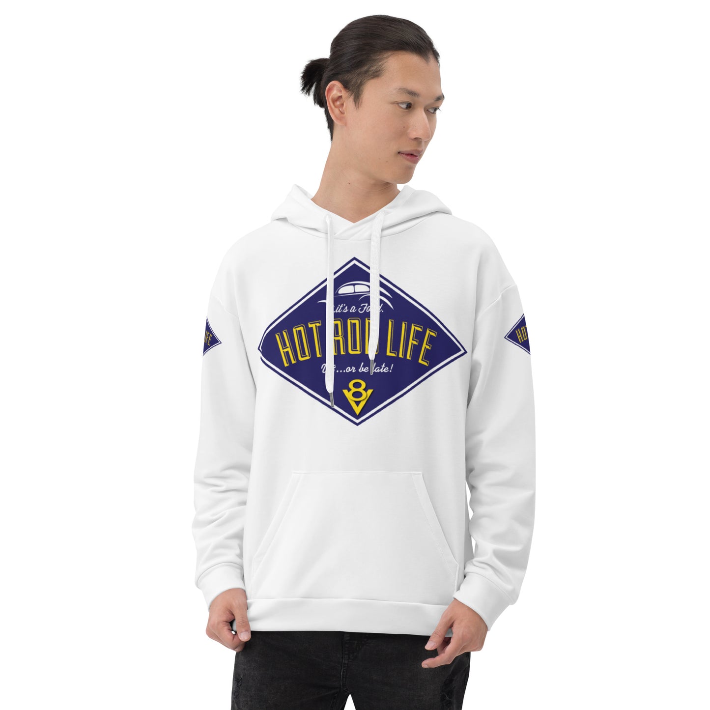 Unisex Hoodie Kukloso Hot Rod Life - Free Shipping