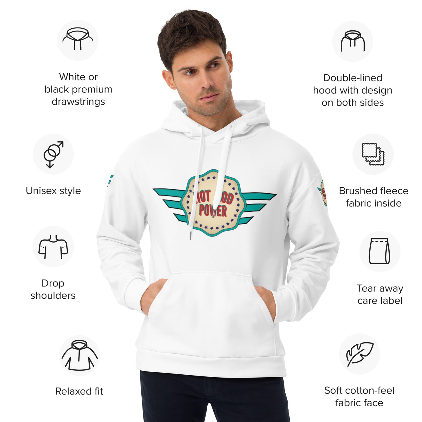 Unisex Hoodie Kukloso Hot Rod Power - Free Shipping