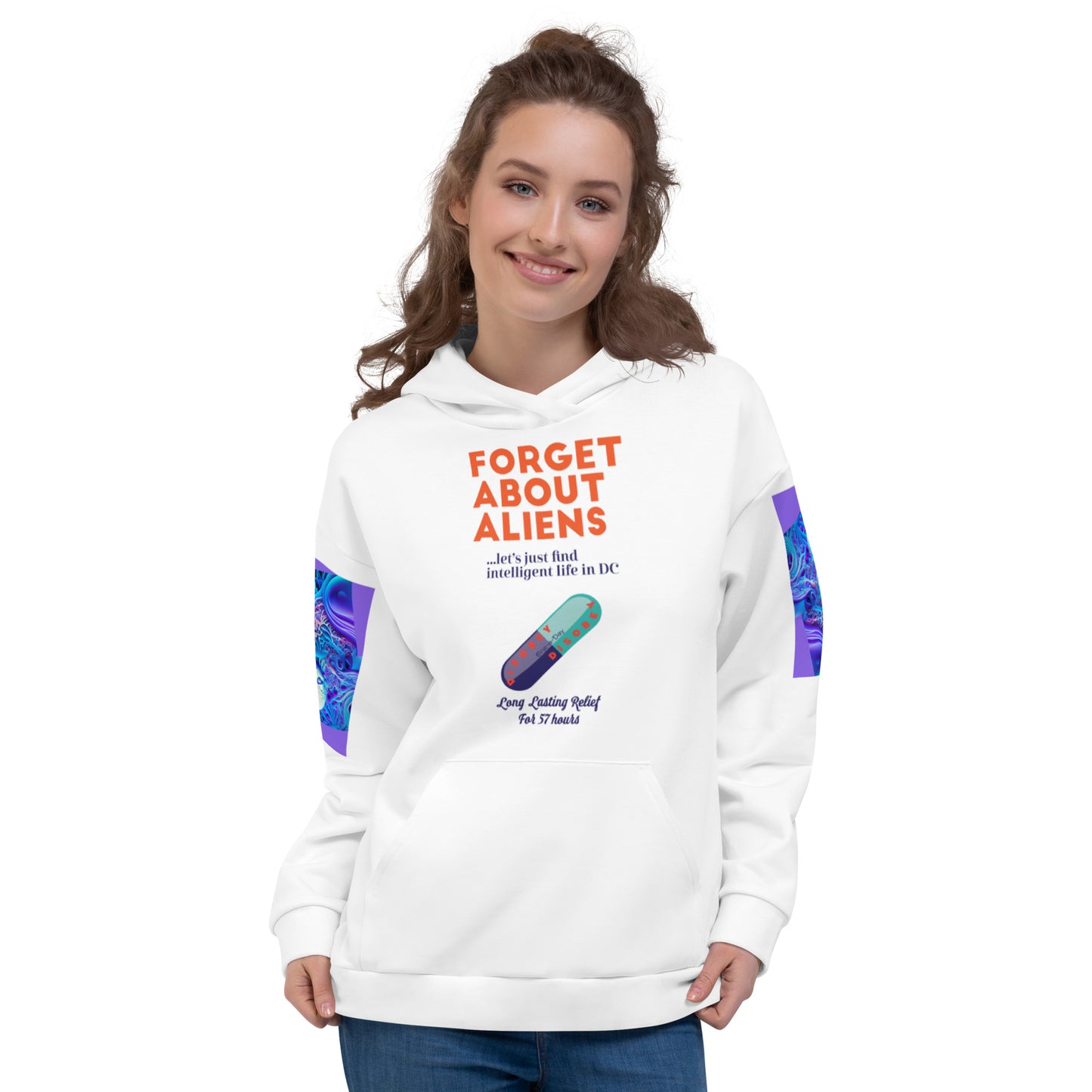 Unisex Hoodie Kukloso Intelligent Life in DC...? - Free Shipping