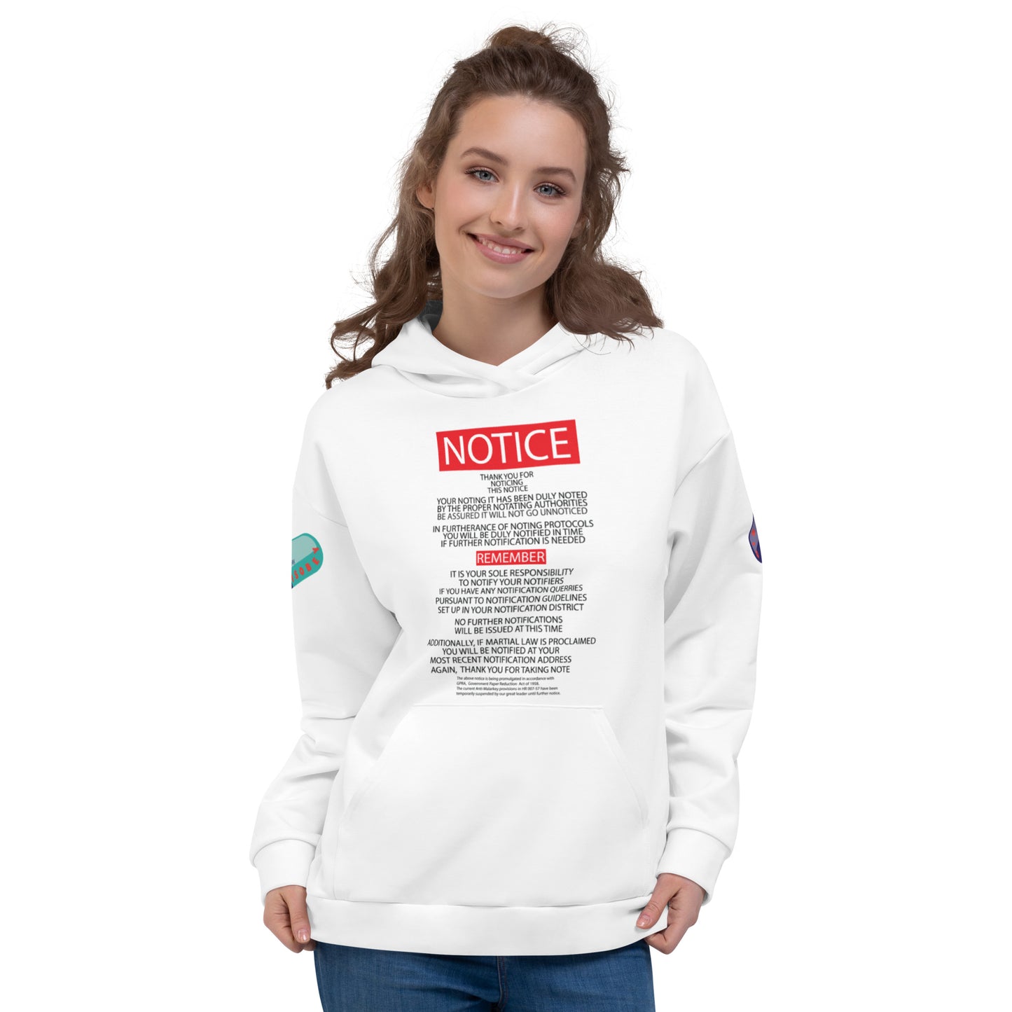 Unisex Hoodie Kukloso Noto Bene 'Take Note'- Free Shipping