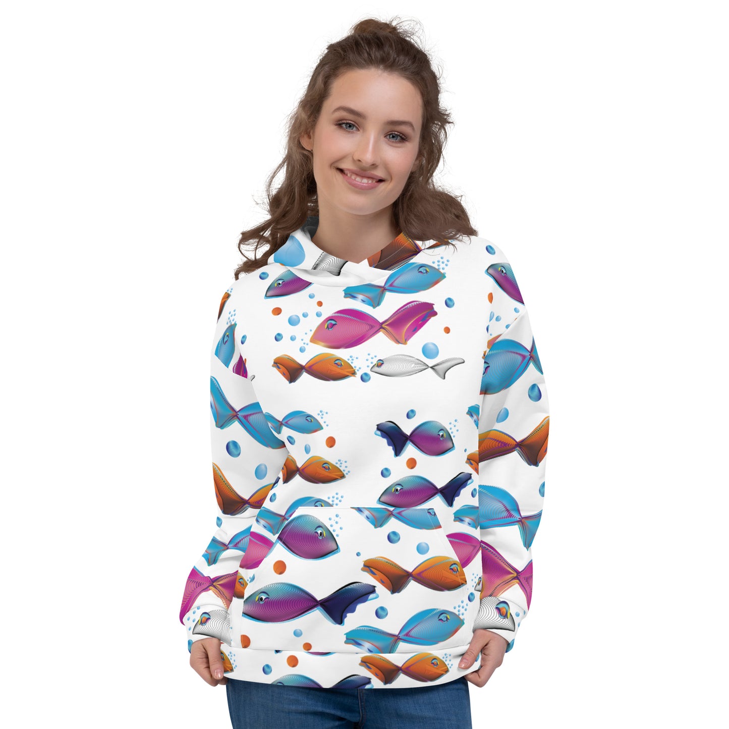 Unisex Hoodie Kukloso MD Eight Fishes - Free Shipping