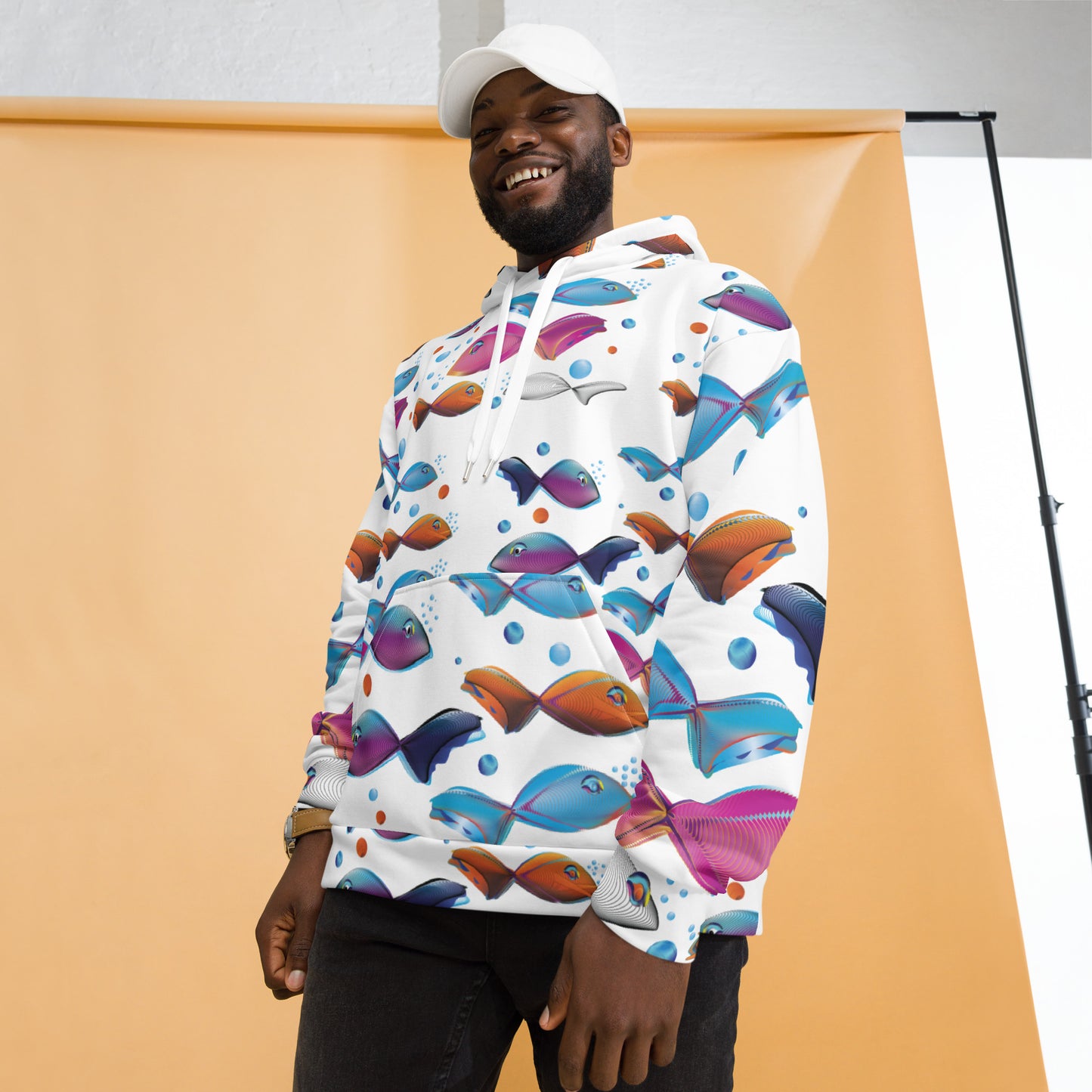 Unisex Hoodie Kukloso MD Eight Fishes - Free Shipping