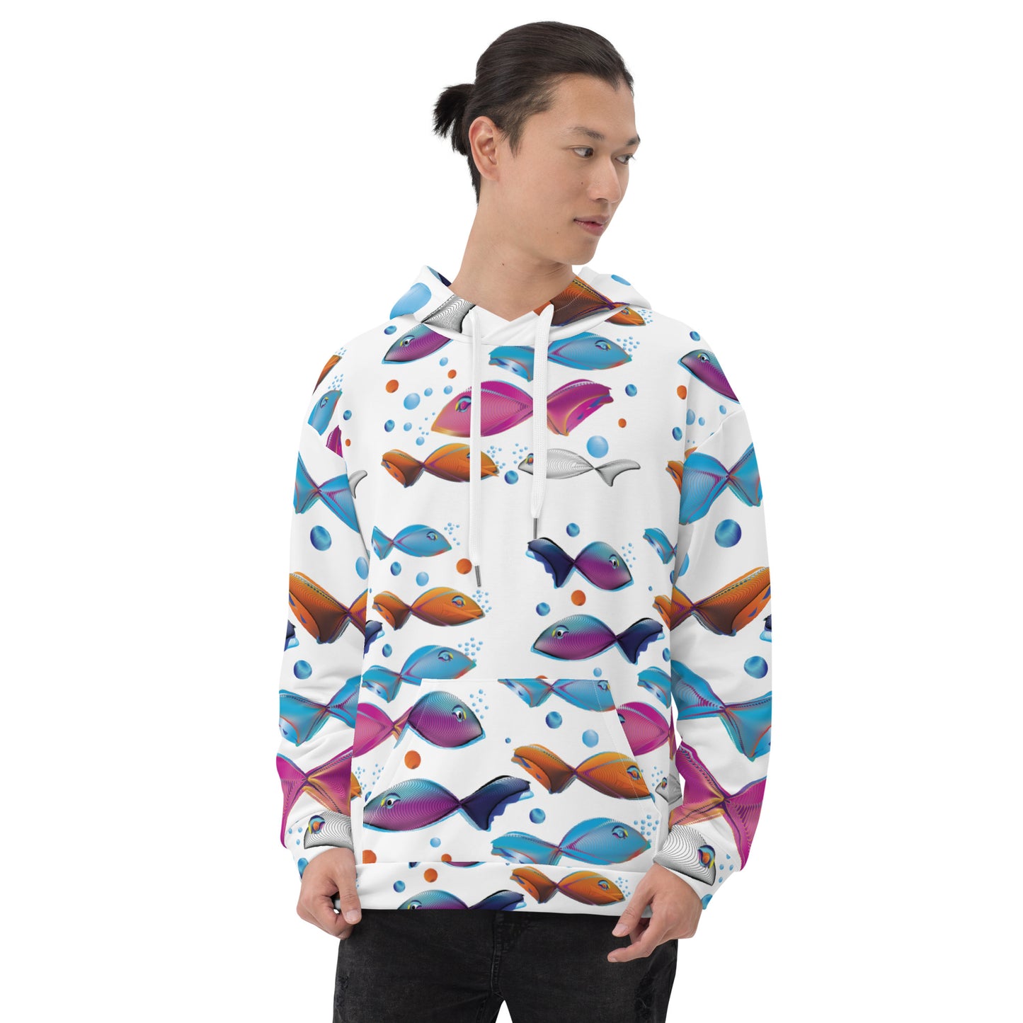 Unisex Hoodie Kukloso MD Eight Fishes - Free Shipping