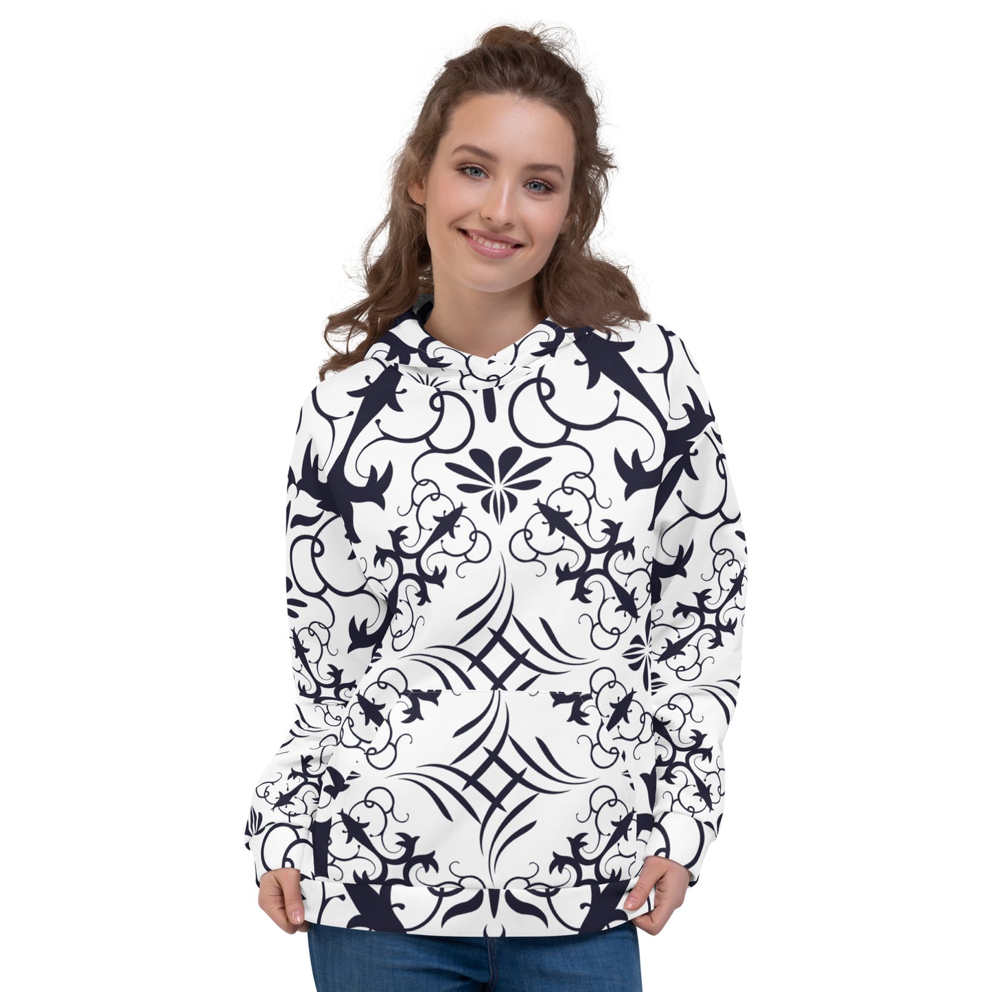 Unisex Hoodie Kukloso MD No 45 Navy - Free Shipping