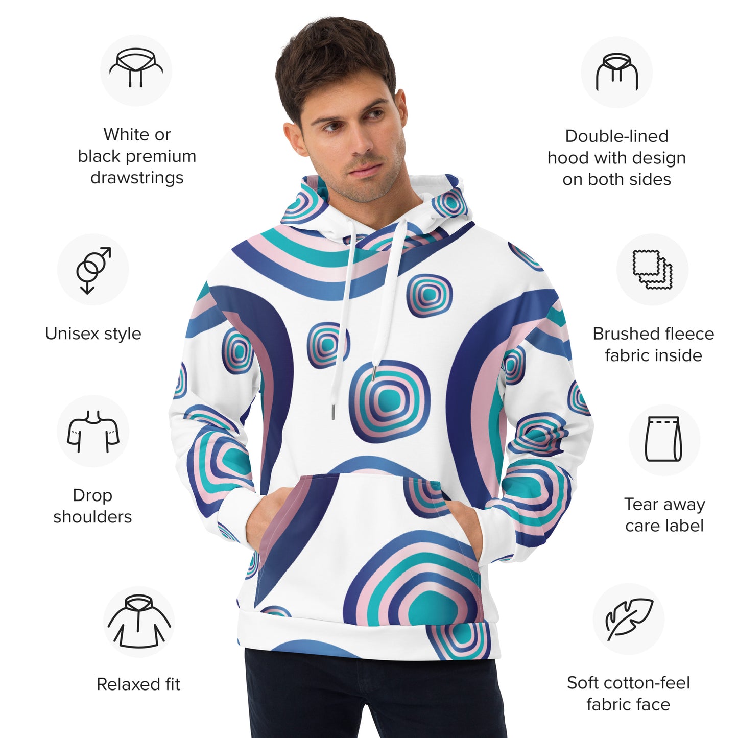 Unisex Hoodie Kukloso Abstractical no 96 - Free Shipping - Free Shipping