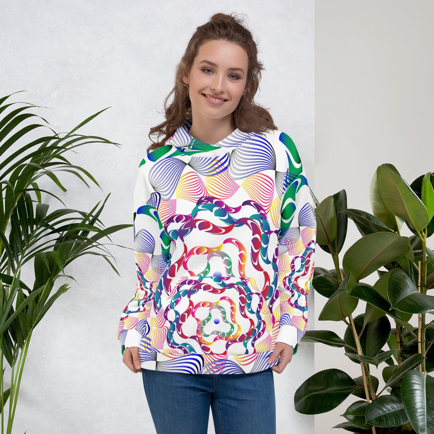Unisex Hoodie Kukloso Untitled No 1702 - Free Shipping - Free Shipping