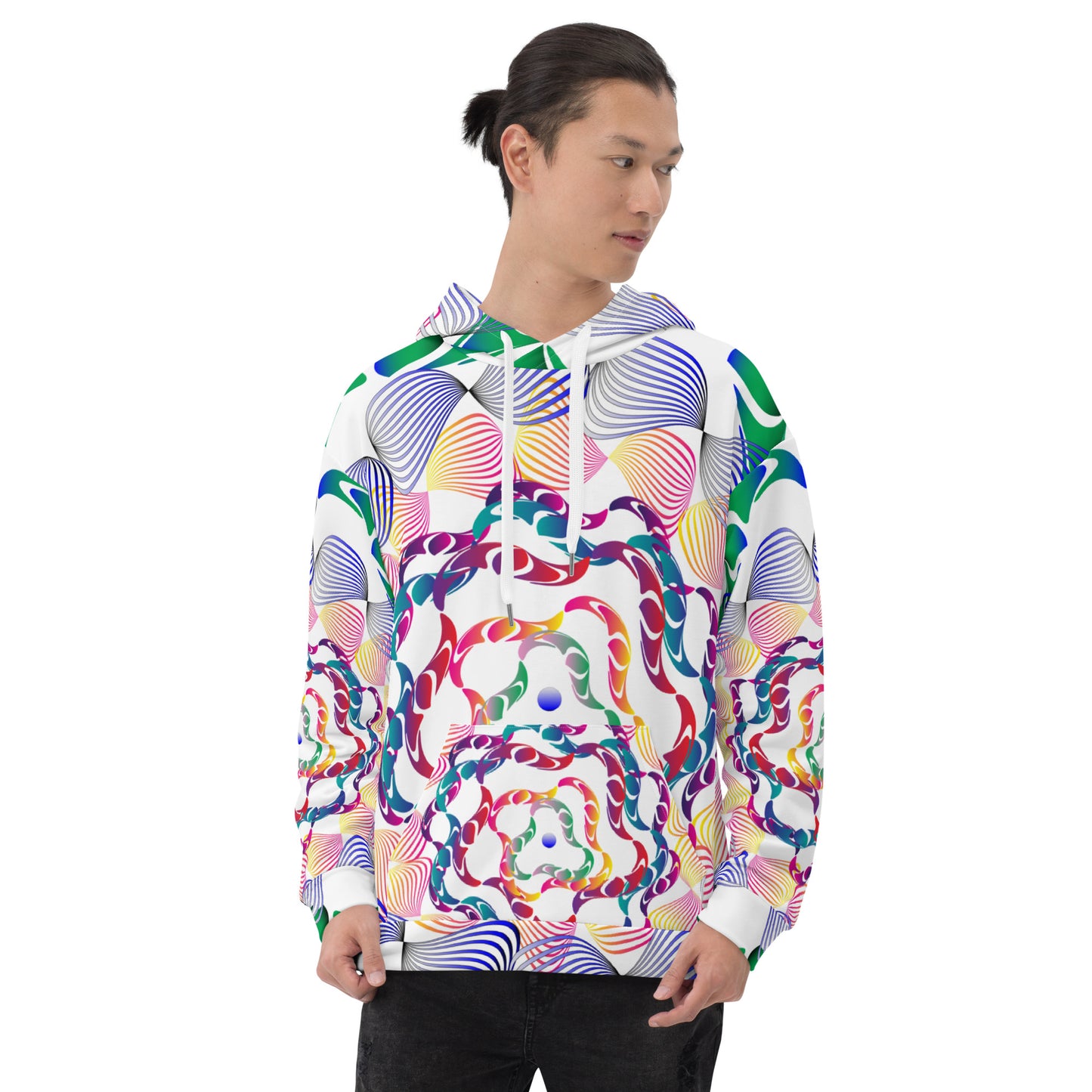 Unisex Hoodie Kukloso Untitled No 1702 - Free Shipping - Free Shipping