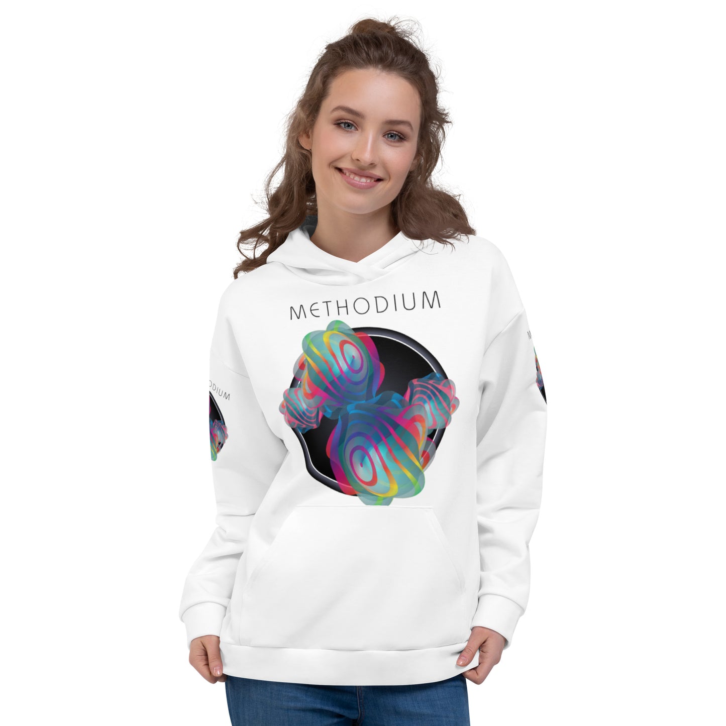 Unisex Hoodie Kukloso Circulosity No 3145 Methodium - Free Shipping