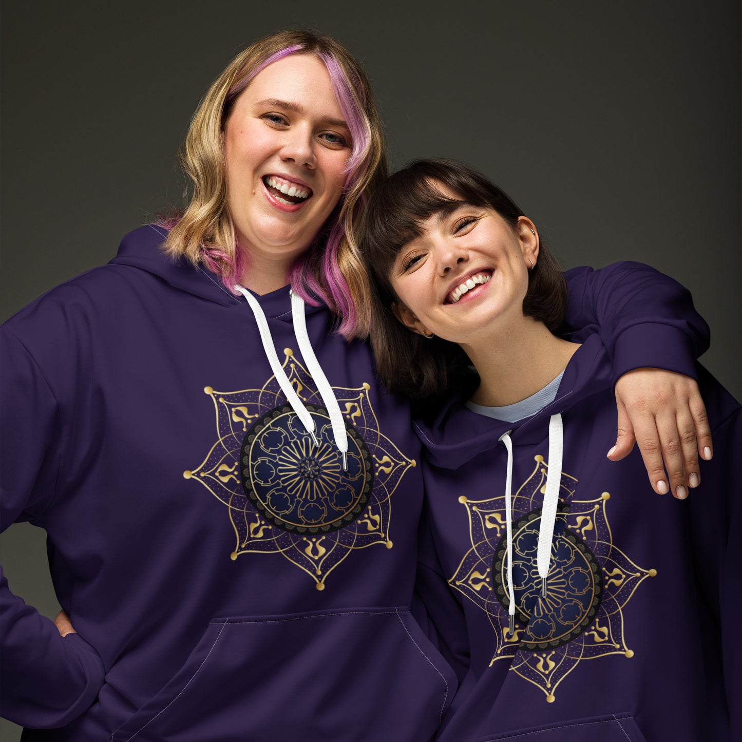 Unisex Hoodie Kukloso Circumplexical No 4017 - Free Shipping