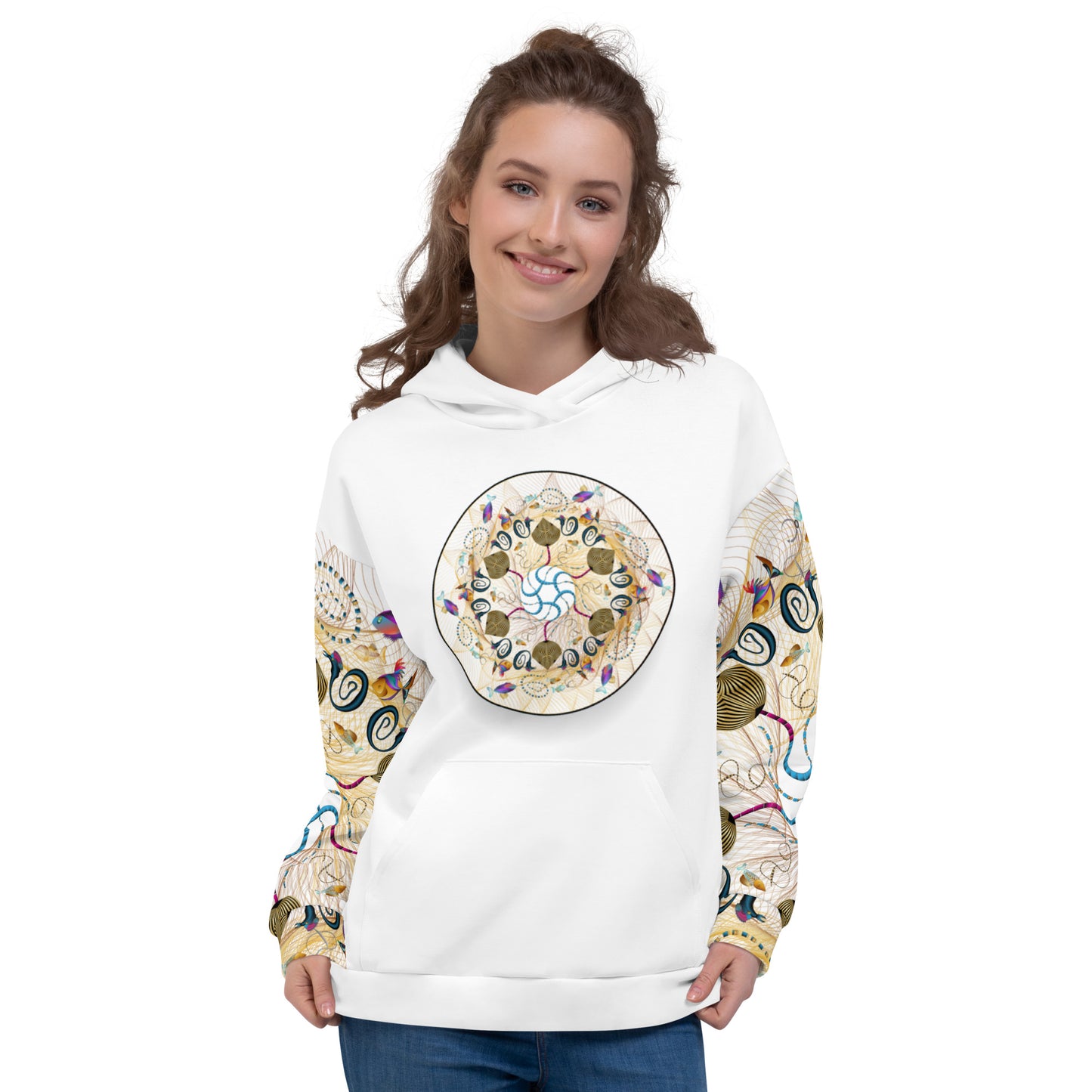 Unisex Hoodie Kukloso Circulosity No 3421-A - Free Shipping