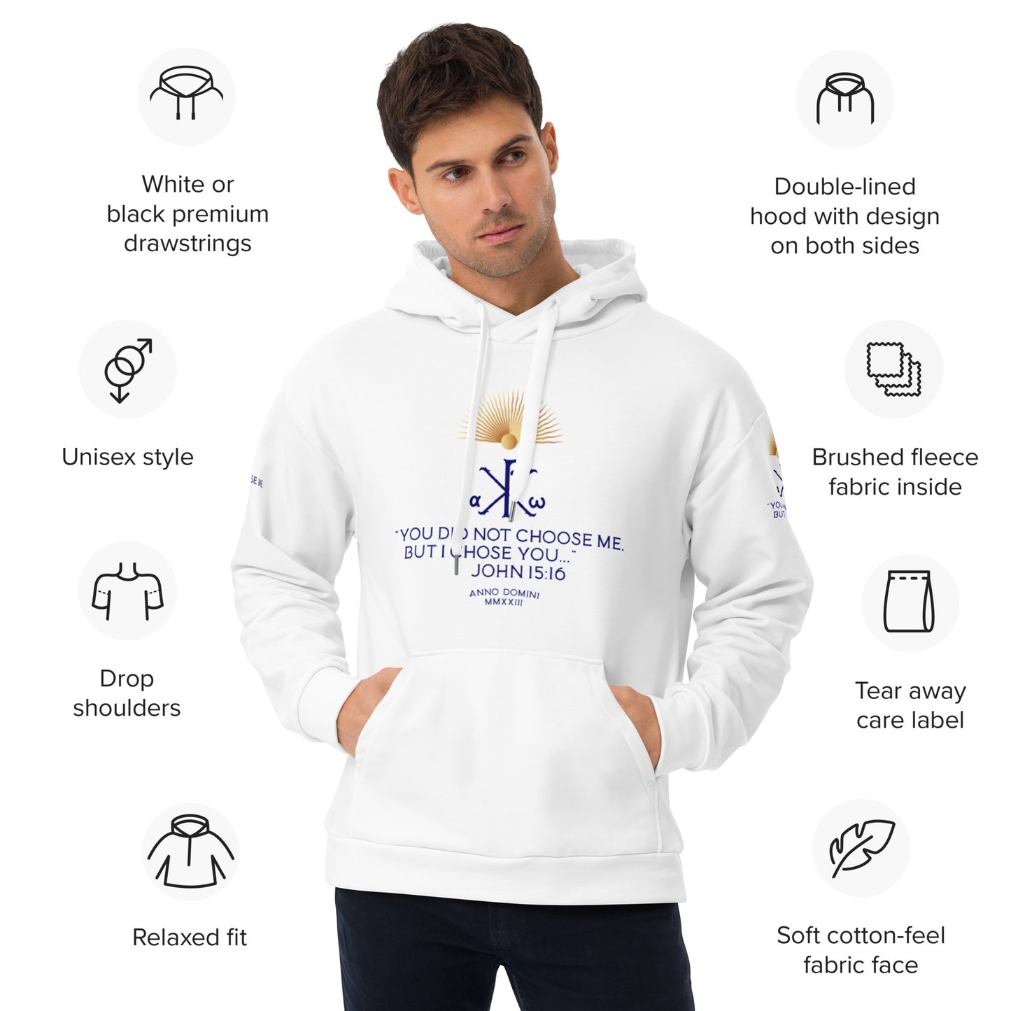 Unisex Hoodie Kukloso John 15:16 - Free Shipping