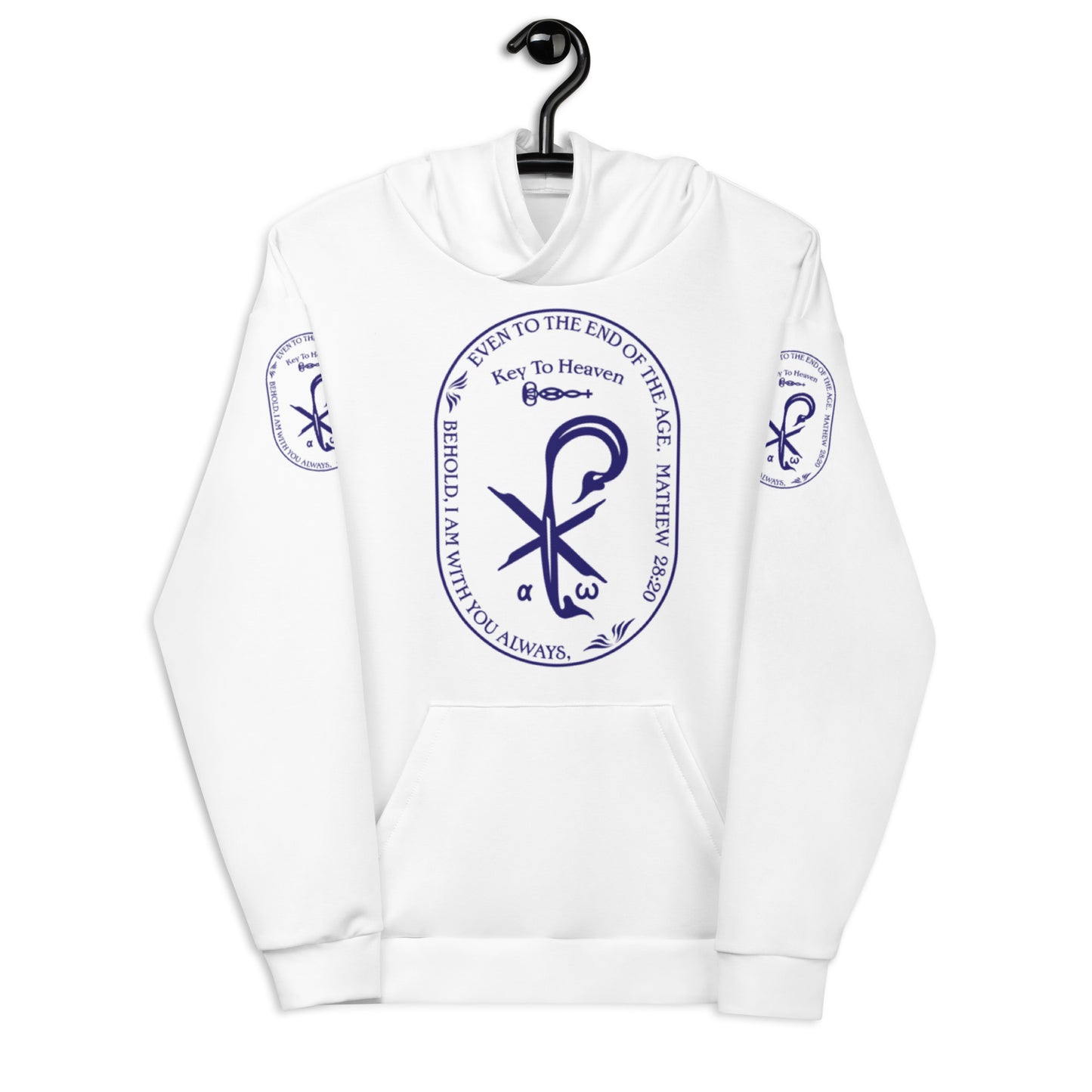 Unisex Hoodie Kukloso Matthew 28:20 White - Free Shipping