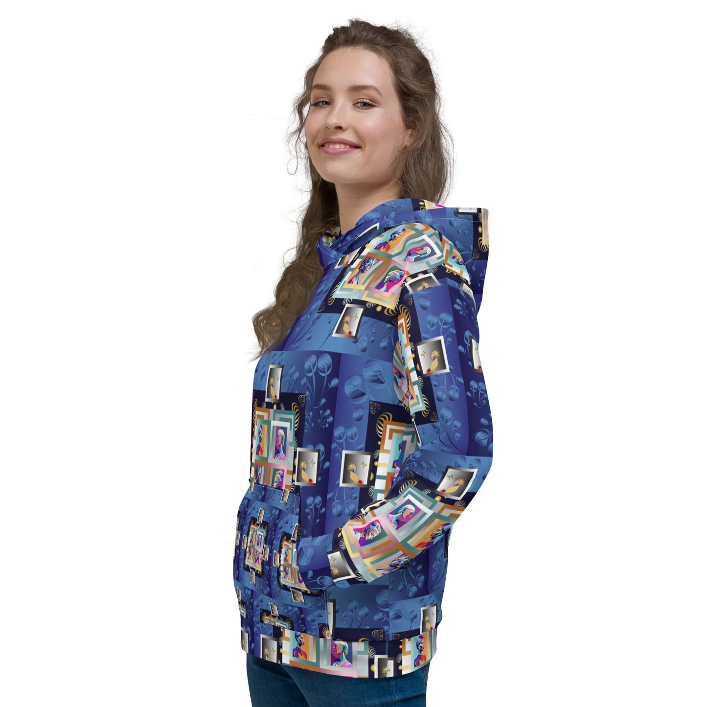 Unisex Hoodie Kukloso Four Ladies Collage - Free Shipping