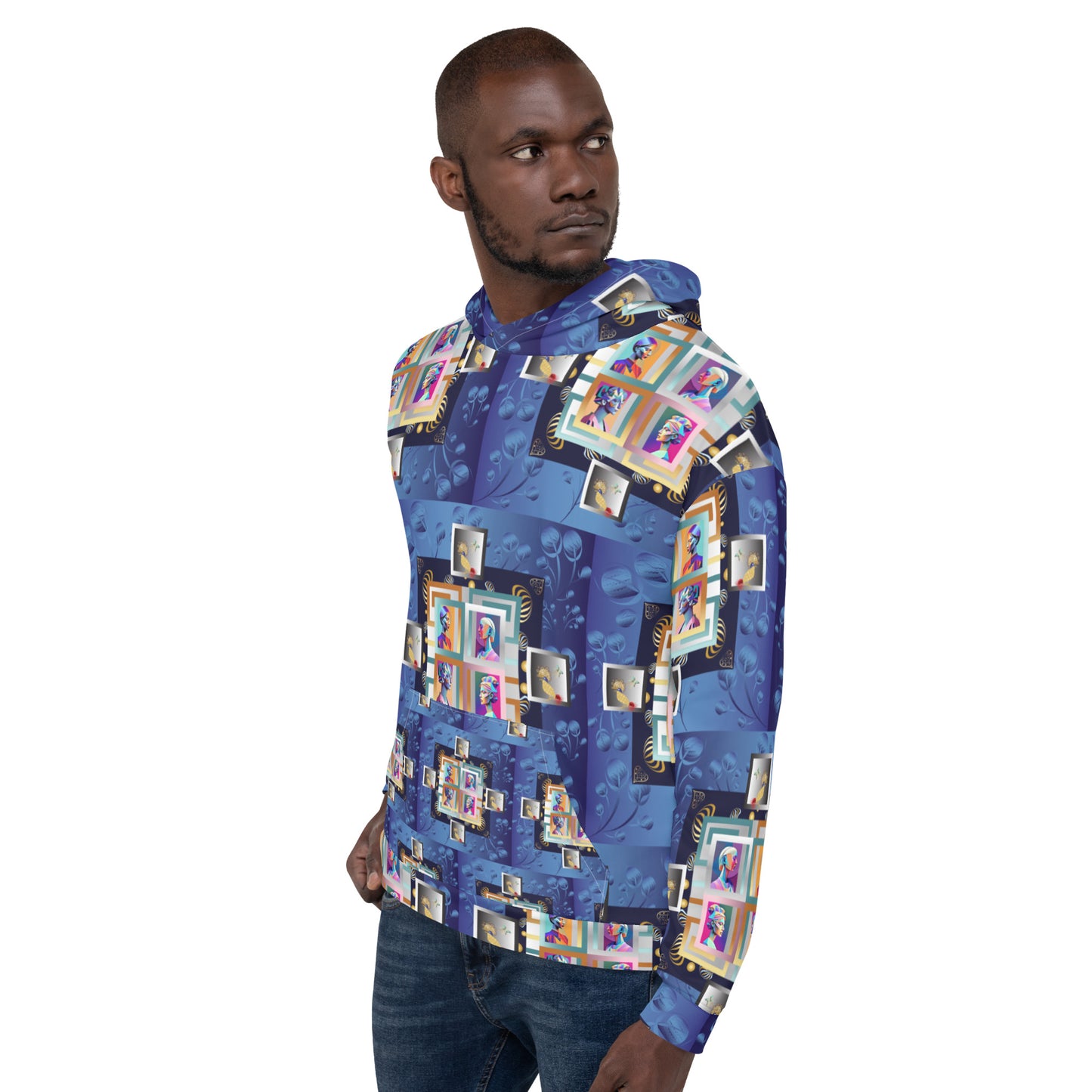 Unisex Hoodie Kukloso Four Ladies Collage - Free Shipping