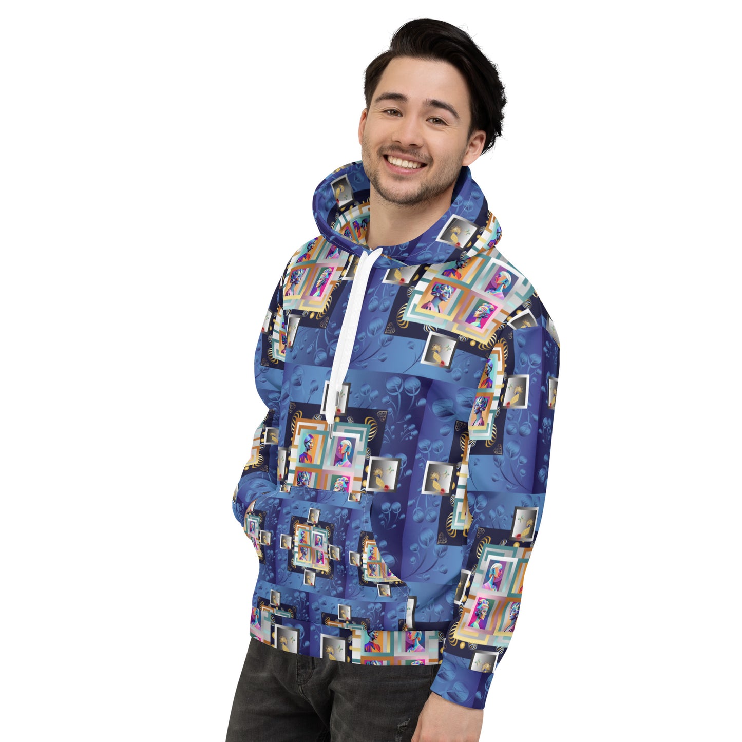 Unisex Hoodie Kukloso Four Ladies Collage - Free Shipping