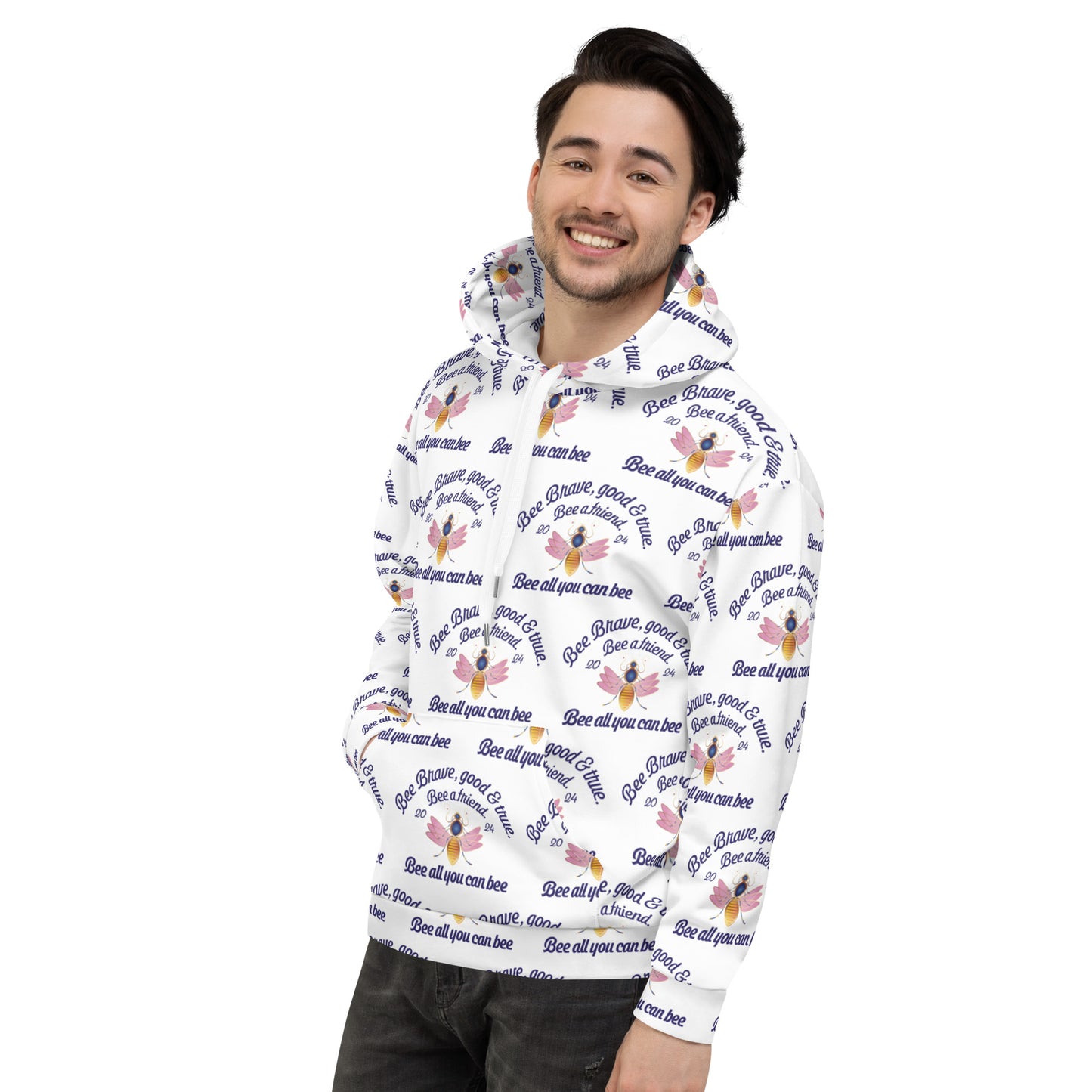 Unisex Hoodie Kukloso Bee Brave Good & True - free Shipping