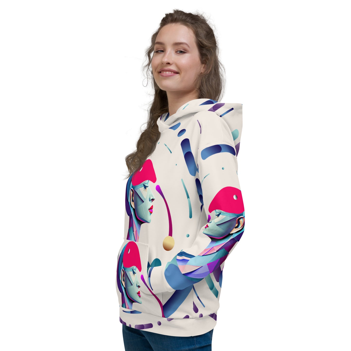 Unisex Hoodie Kukloso Abstracticon No 21 - Free Shipping