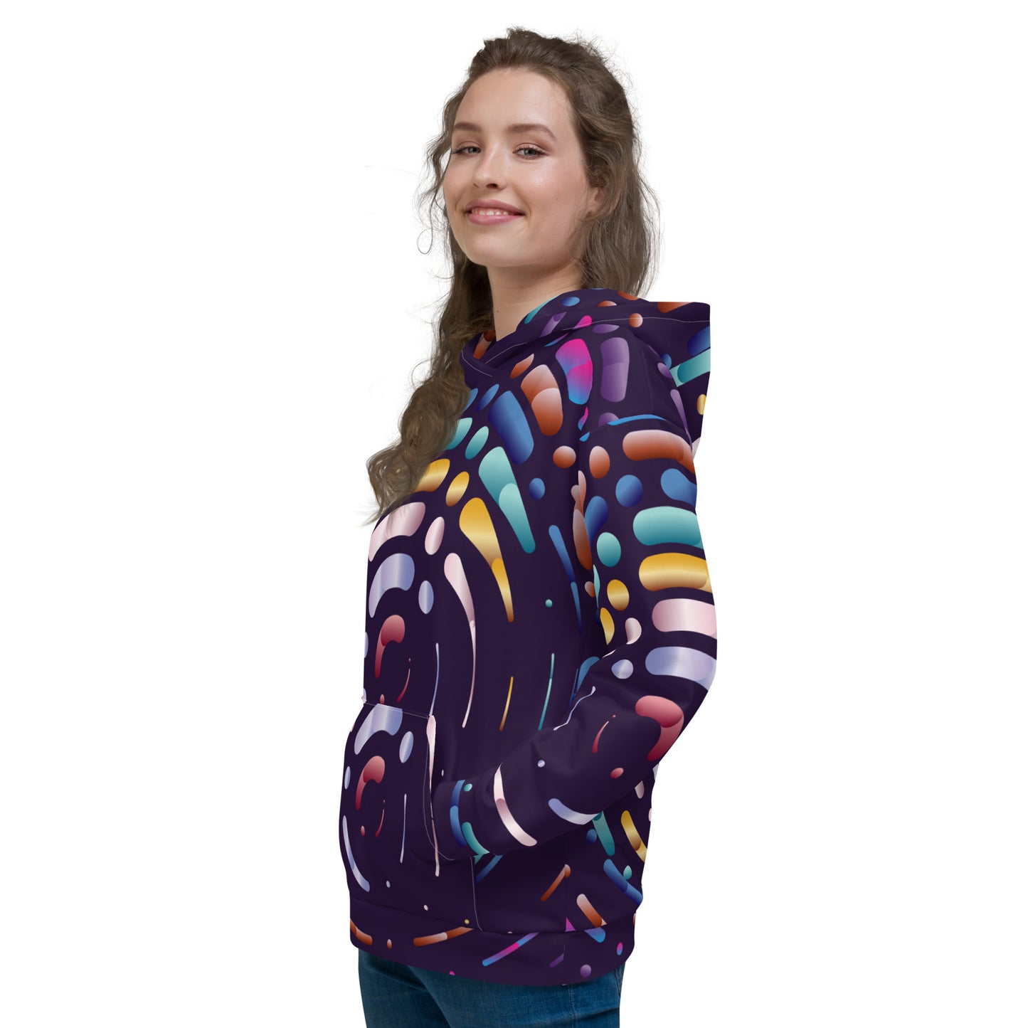 Unisex Hoodie Kukloso Abstracticon No 18 - Free Shipping