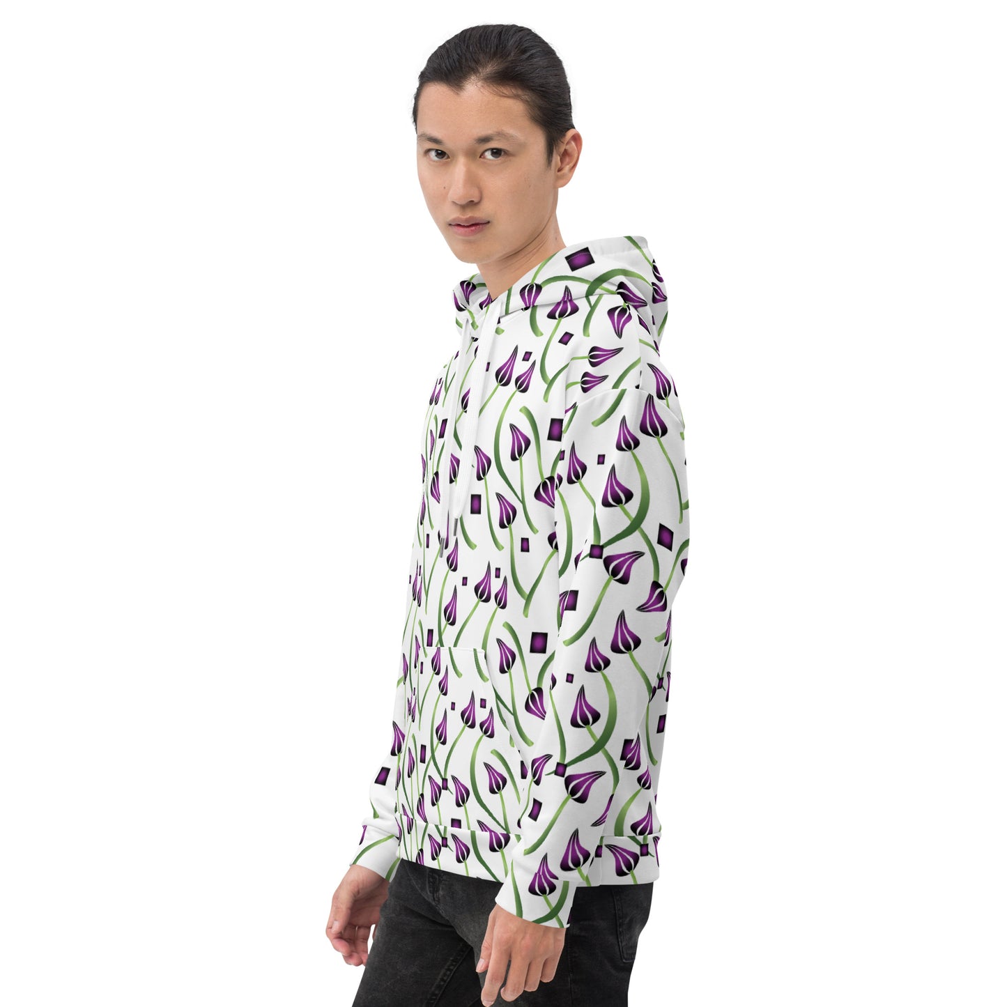 Unisex Hoodie Kukloso Tulips No 1 - Free Shipping