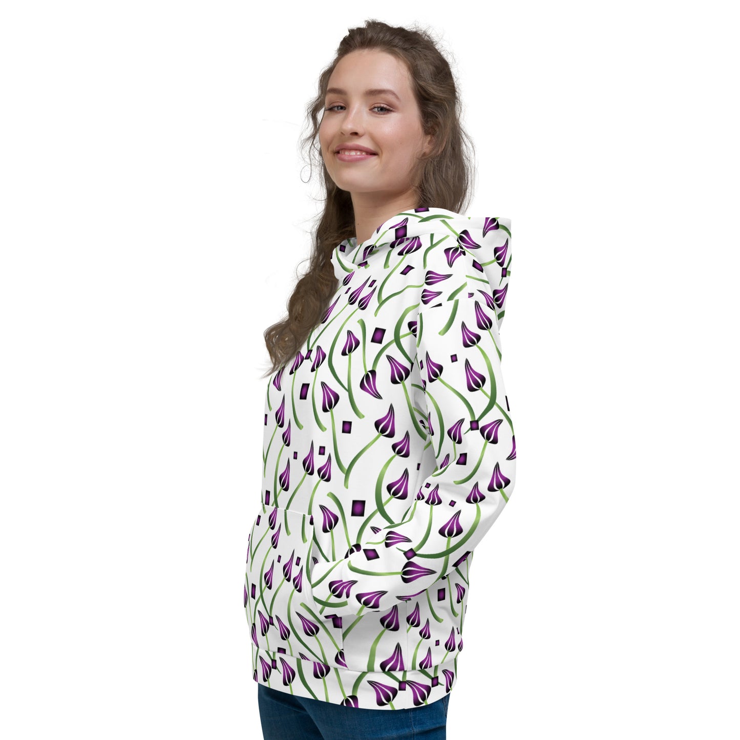 Unisex Hoodie Kukloso Tulips No 1 - Free Shipping