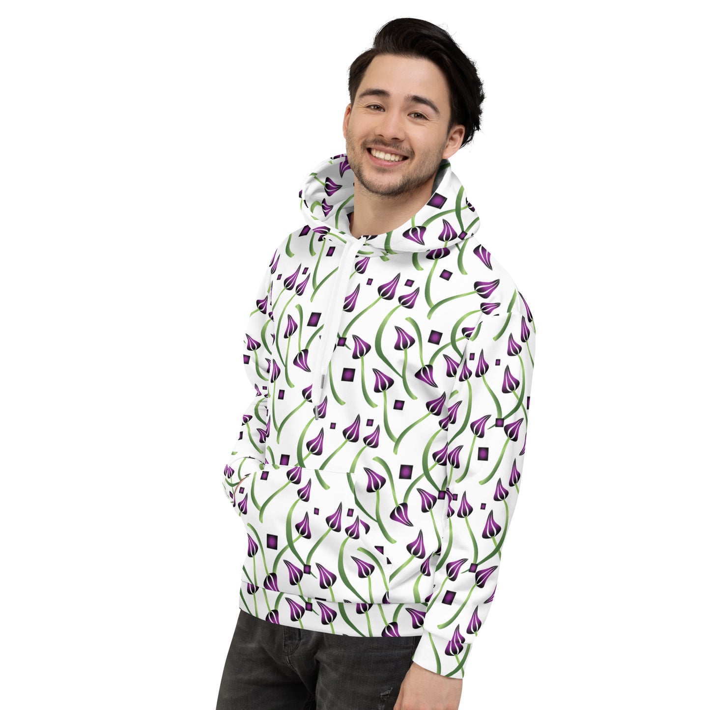 Unisex Hoodie Kukloso Tulips No 1 - Free Shipping