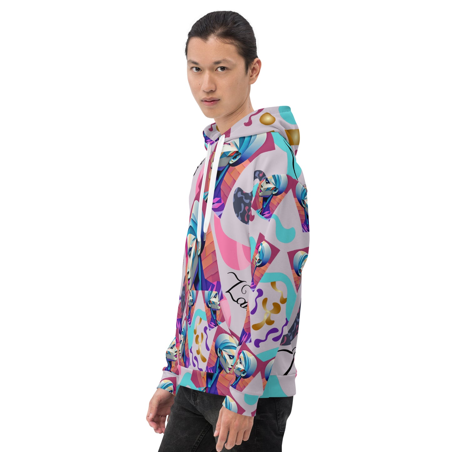 Unisex Hoodie Kukloso Color Maze No 3/4 - Free Shipping