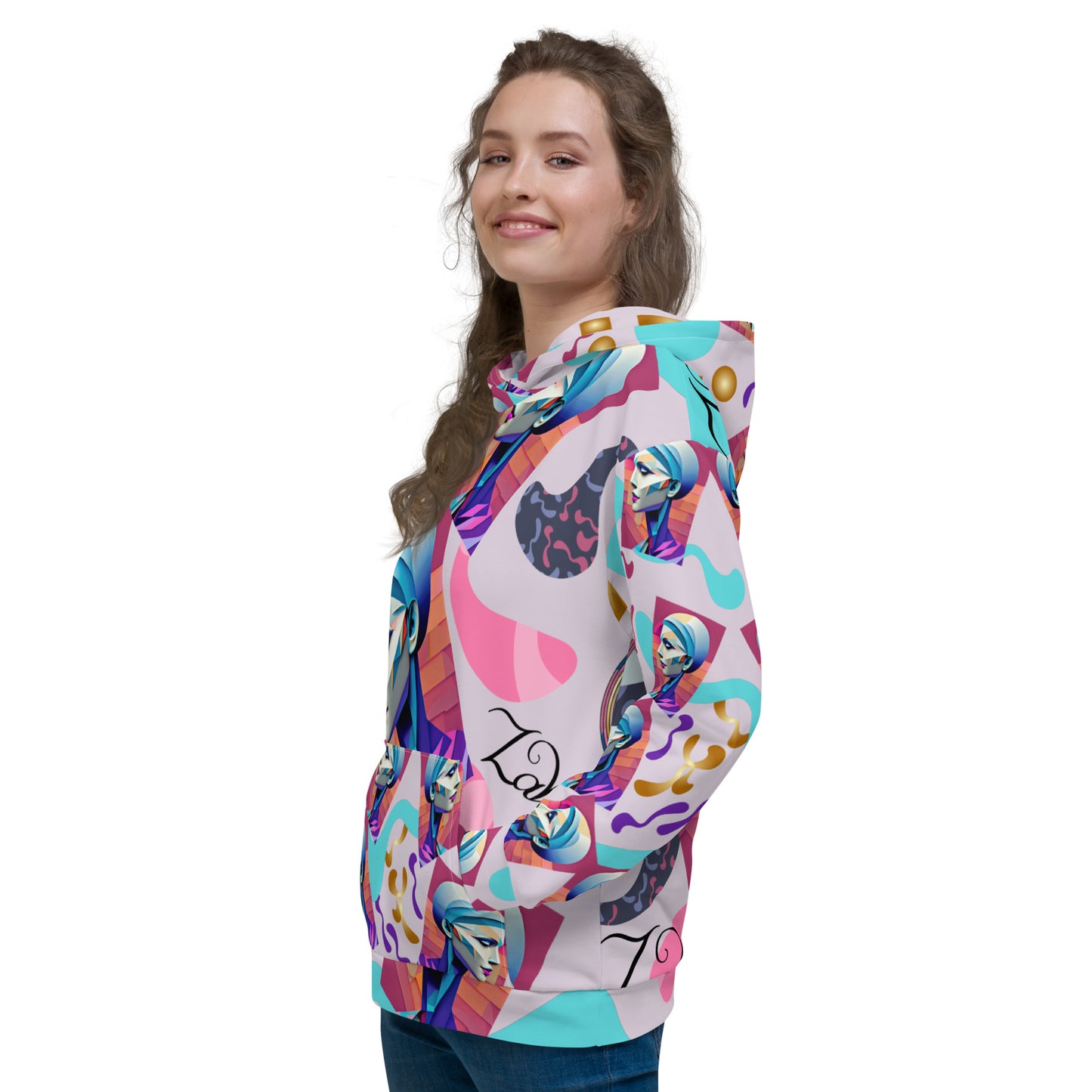 Unisex Hoodie Kukloso Color Maze No 3/4 - Free Shipping