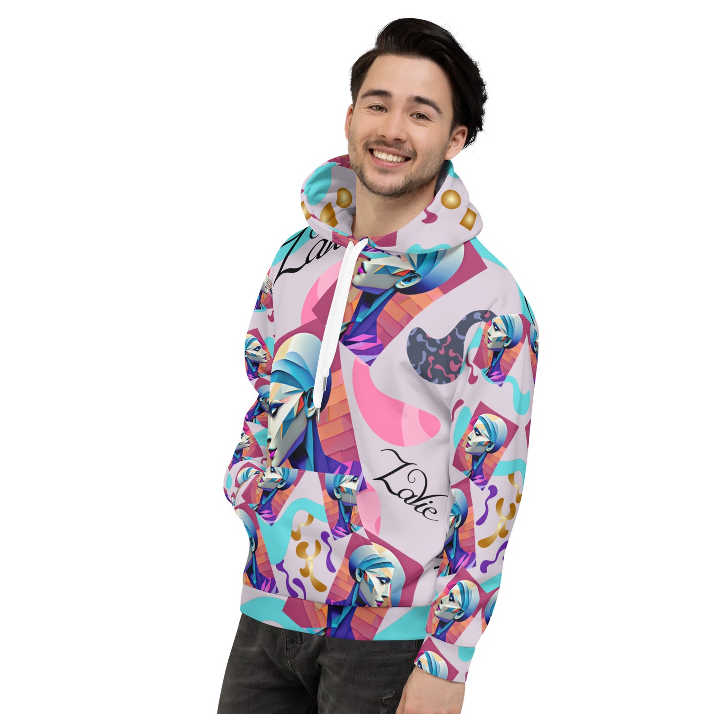 Unisex Hoodie Kukloso Color Maze No 3/4 - Free Shipping