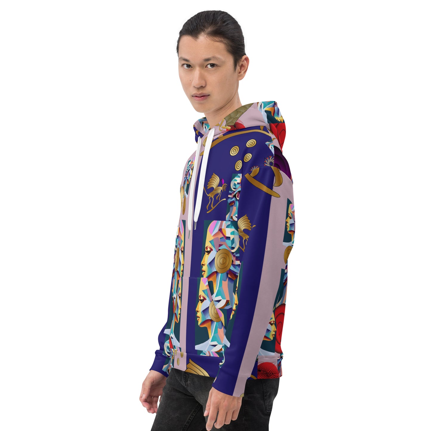 Unisex Hoodie Kukloso Melange de fleuron No 5 - Free Shipping