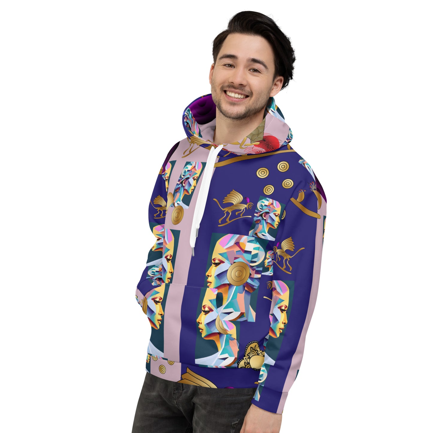 Unisex Hoodie Kukloso Melange de fleuron No 5 - Free Shipping