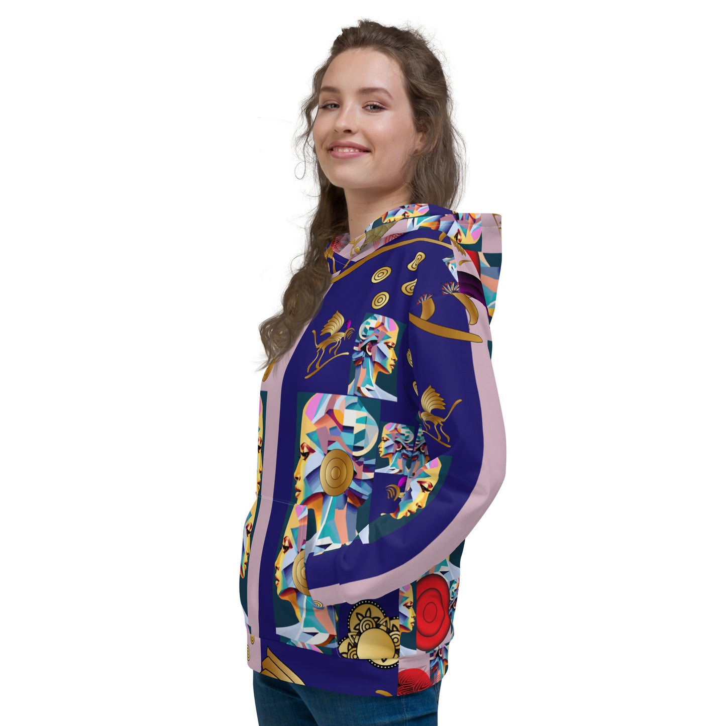 Unisex Hoodie Kukloso Melange de fleuron No 5 - Free Shipping