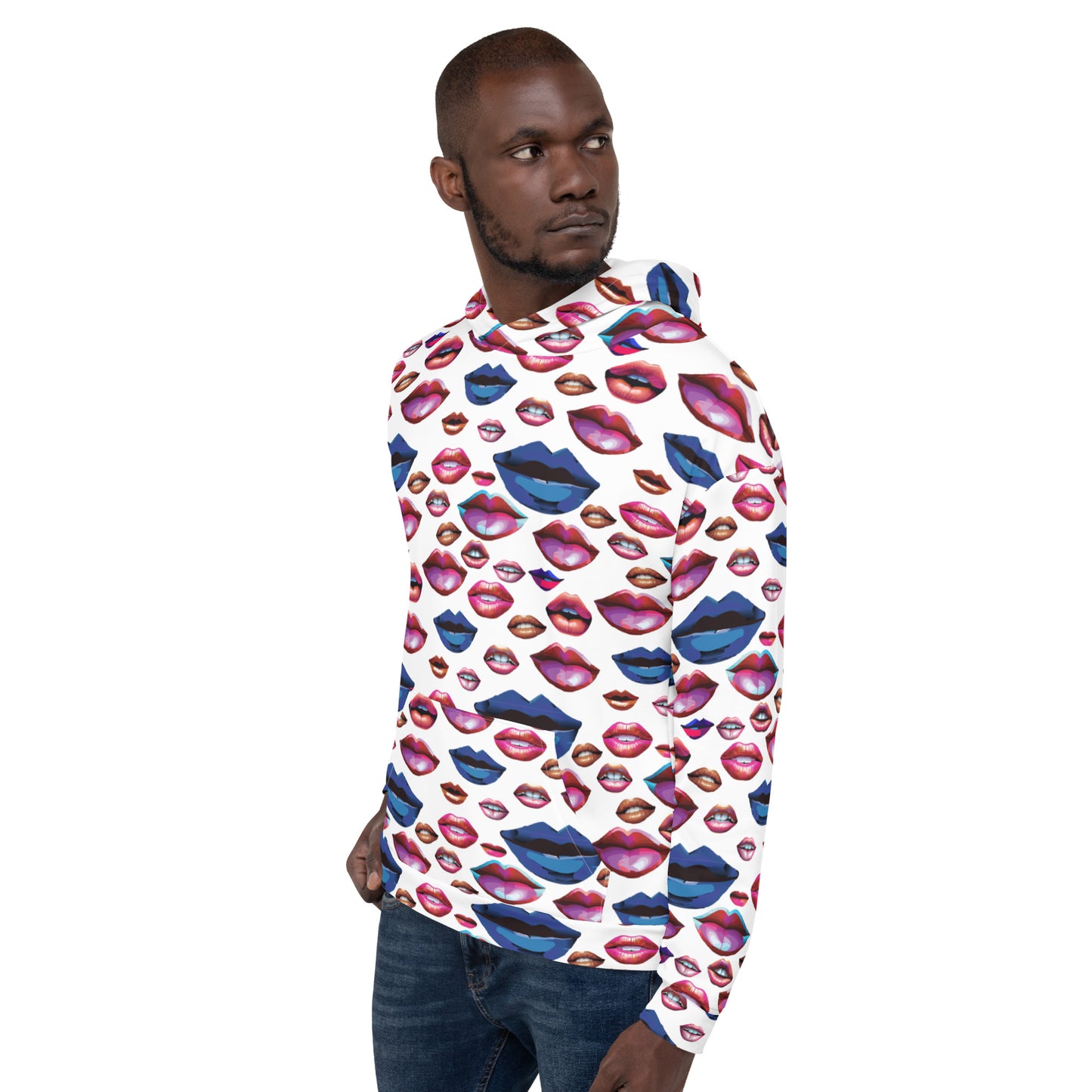 Unisex Hoodie Kukloso Cubist Space Kisser No 7 - Free Shipping