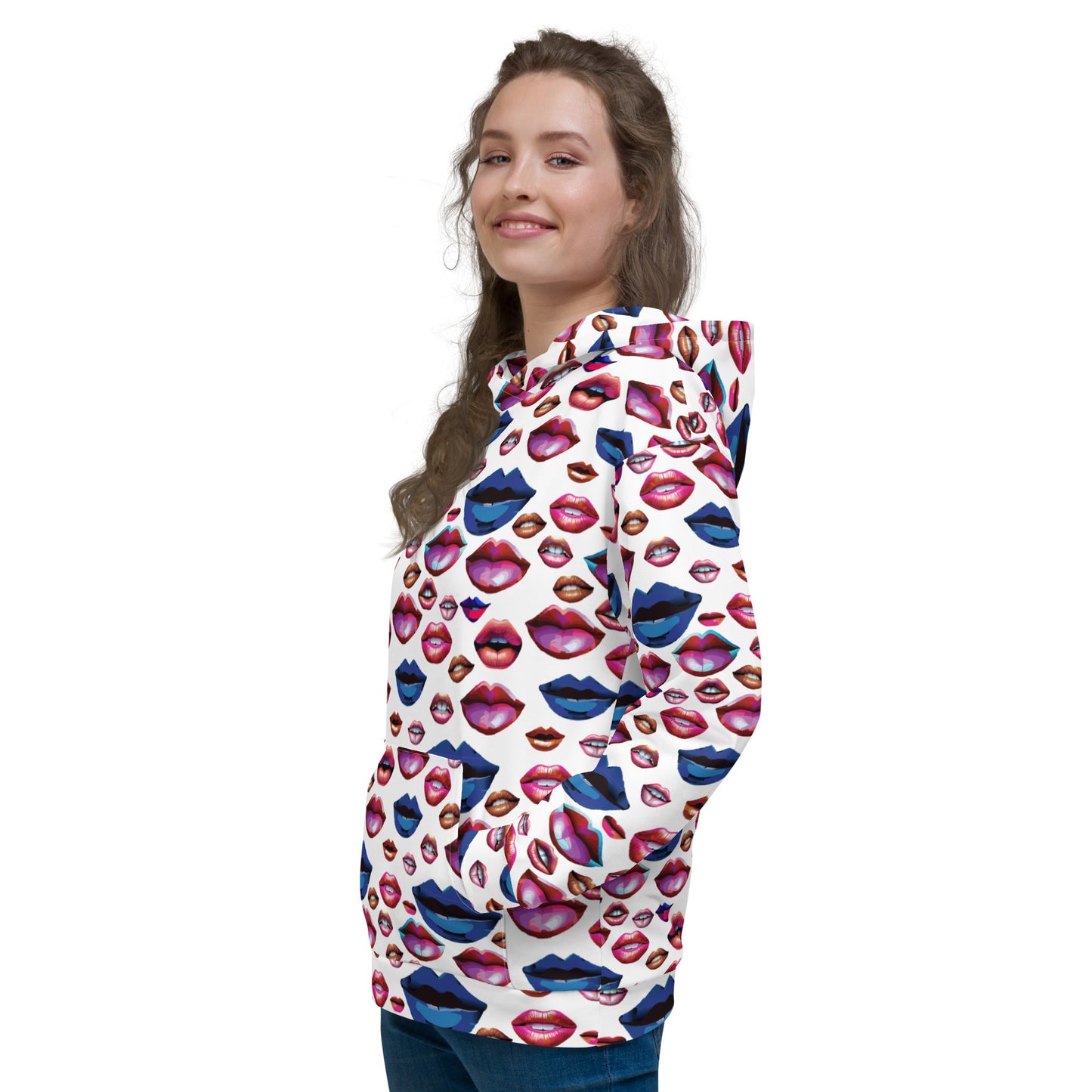 Unisex Hoodie Kukloso Cubist Space Kisser No 7 - Free Shipping