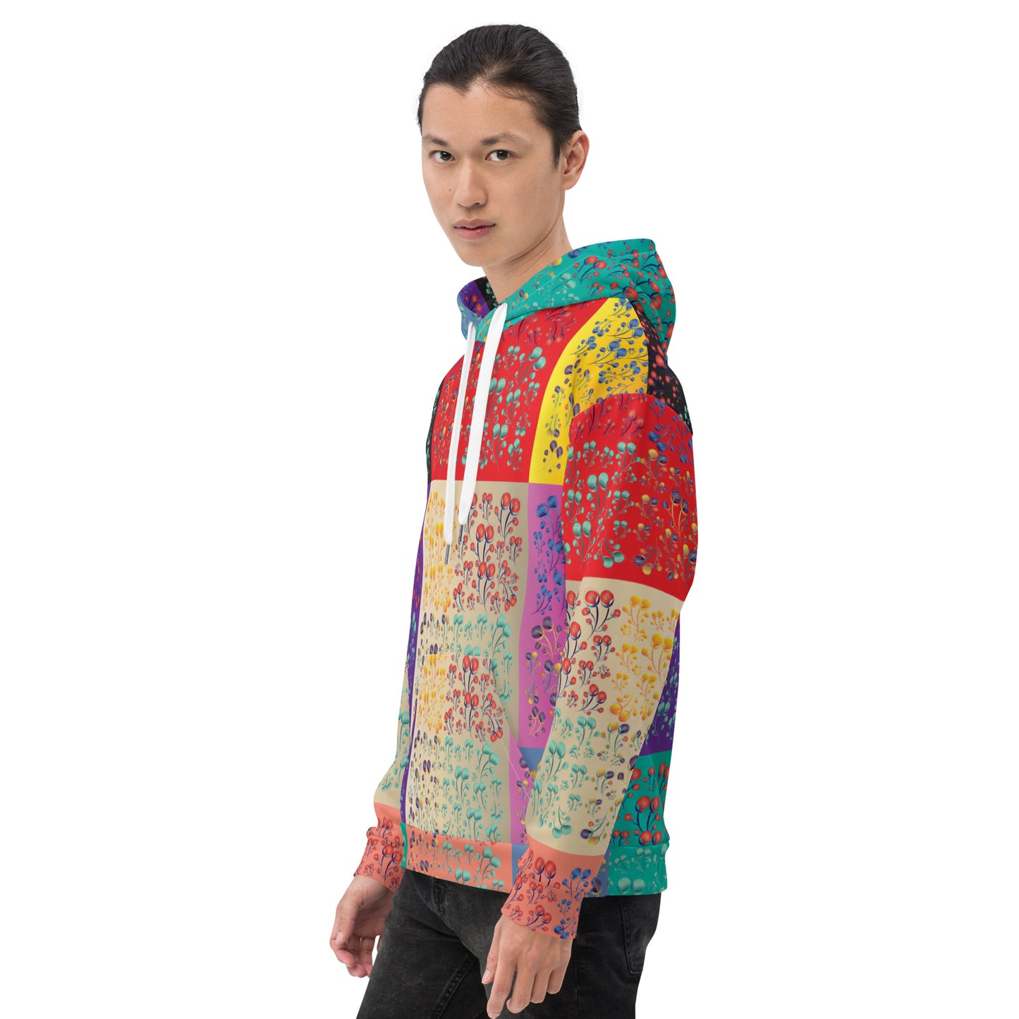 Unisex Hoodie Kukloso Melange de fleur Composite No 50 A - Free Shipping